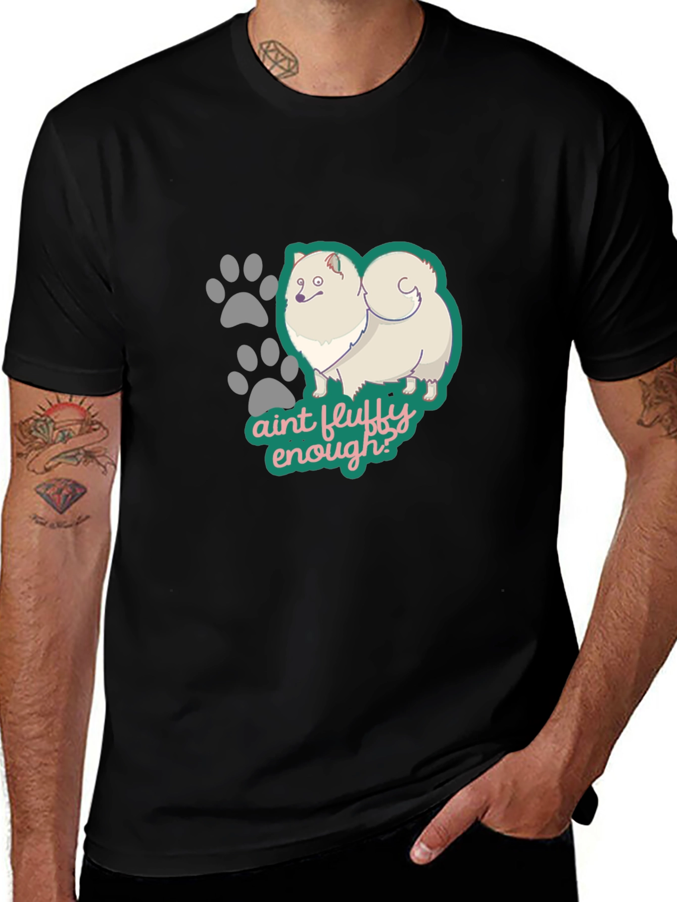 Variant 16 of Ain't Fluffy Enough Dog T-Shirt