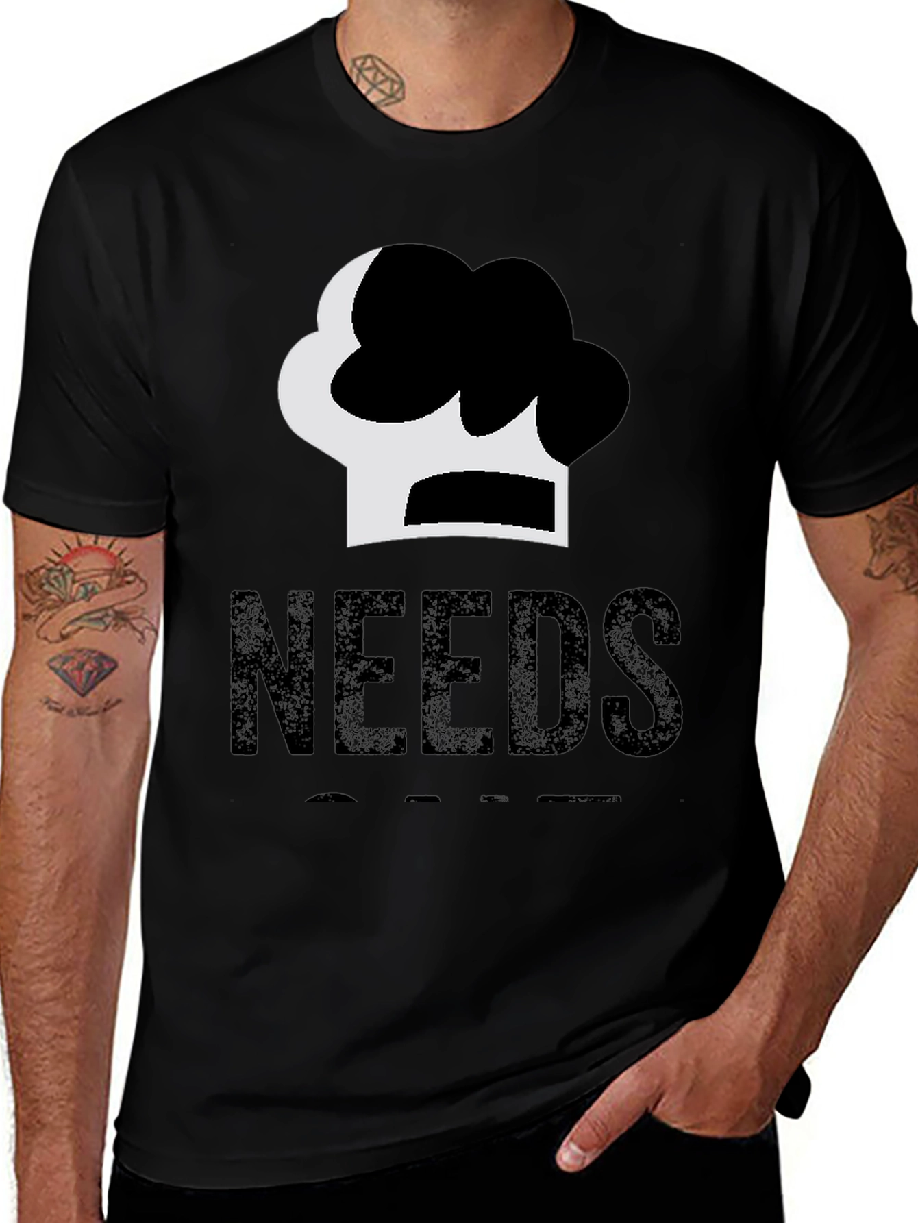 Variant 16 of Needs More Spices Black T-Shirt