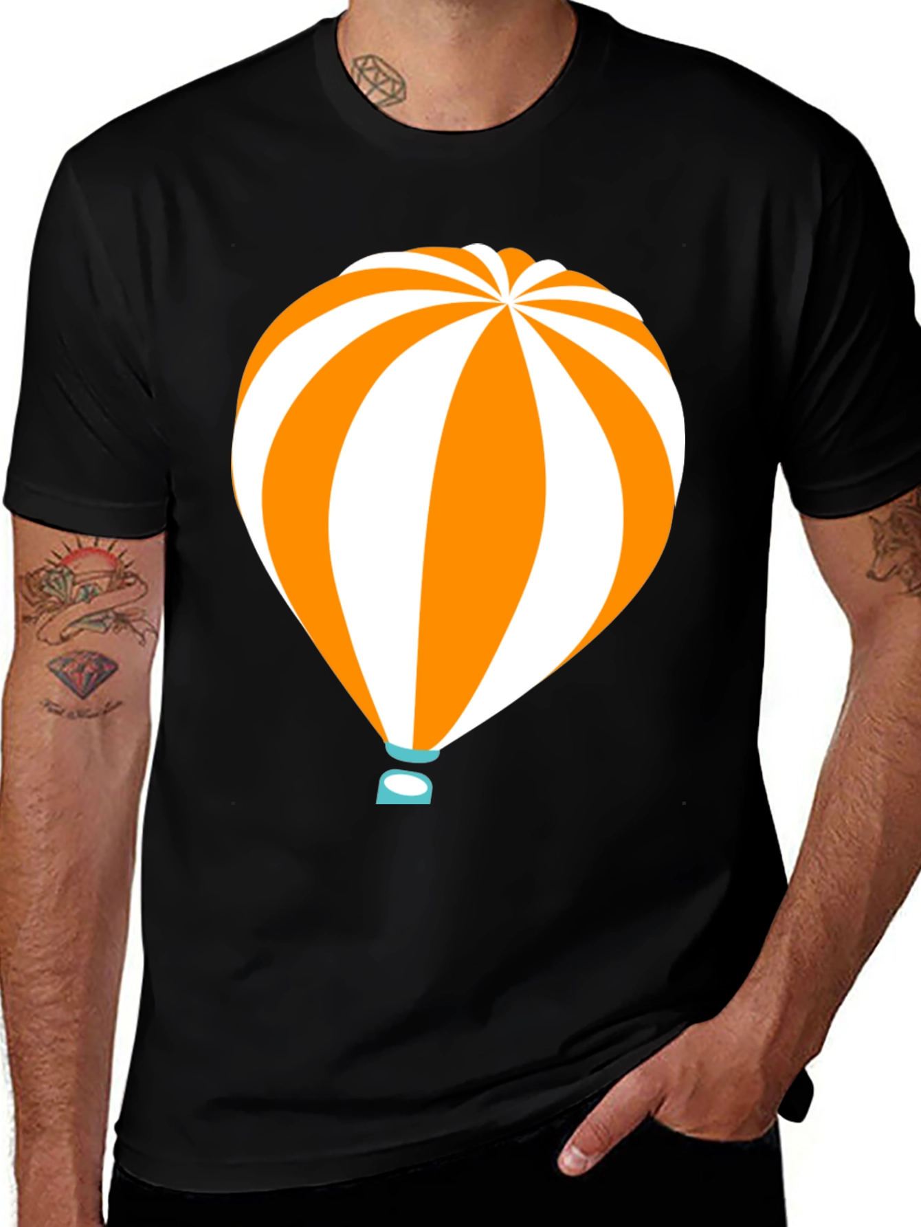 Variant 24 of Balloon Graphic Tee - Unique Men's T-Shirt