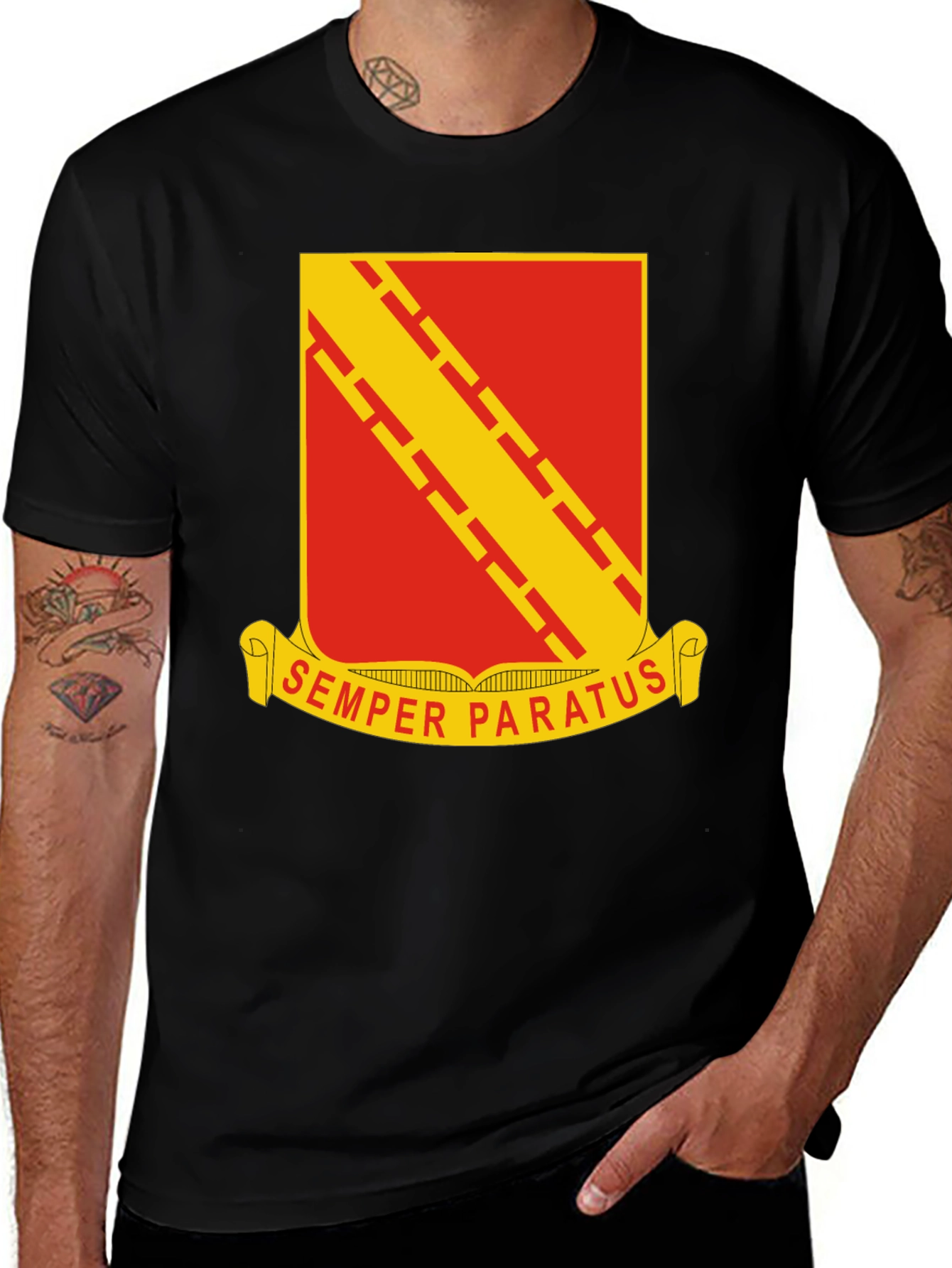 Variant 18 of Semper Paratus T-Shirt - Military Style