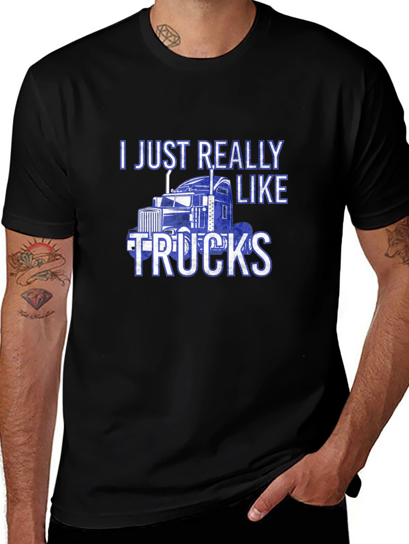 Variant 11 of I Just Really Like Trucks - Graphic T-Shirt