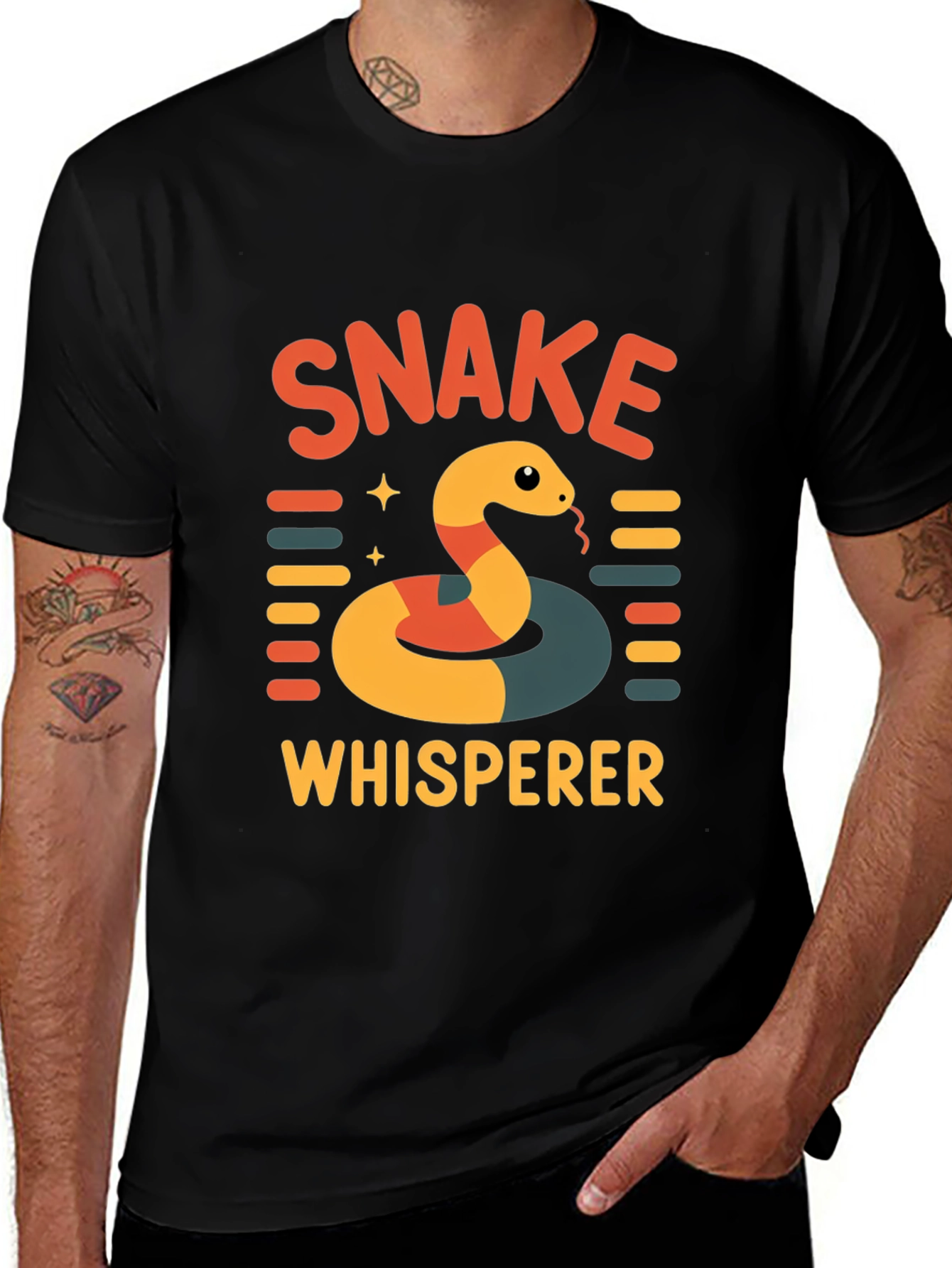 Variant 18 of Snake Whisperer Graphic Tee - Unisex