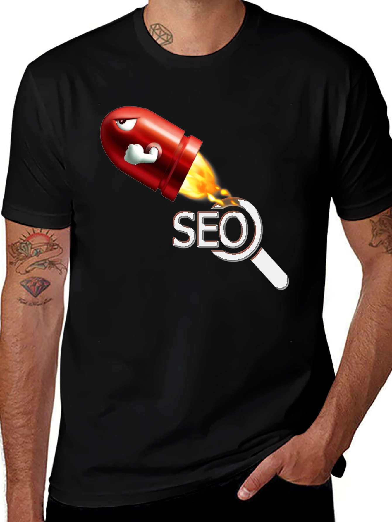 SEO Bullet T-Shirt - Search Optimization Power