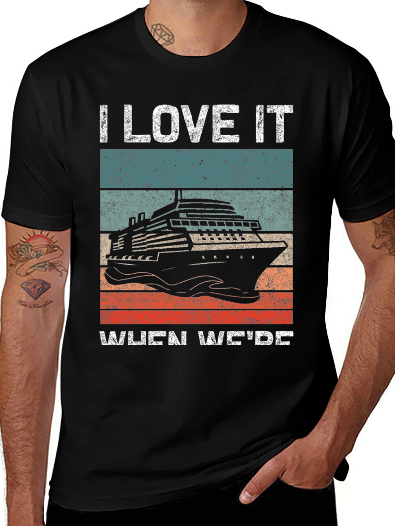 Variant 18 of I Love It When We're Cruisin' T-Shirt