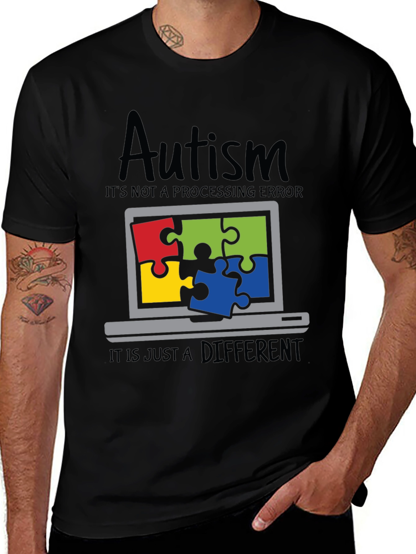 Autism Awareness T-Shirt - Not a Processing Error
