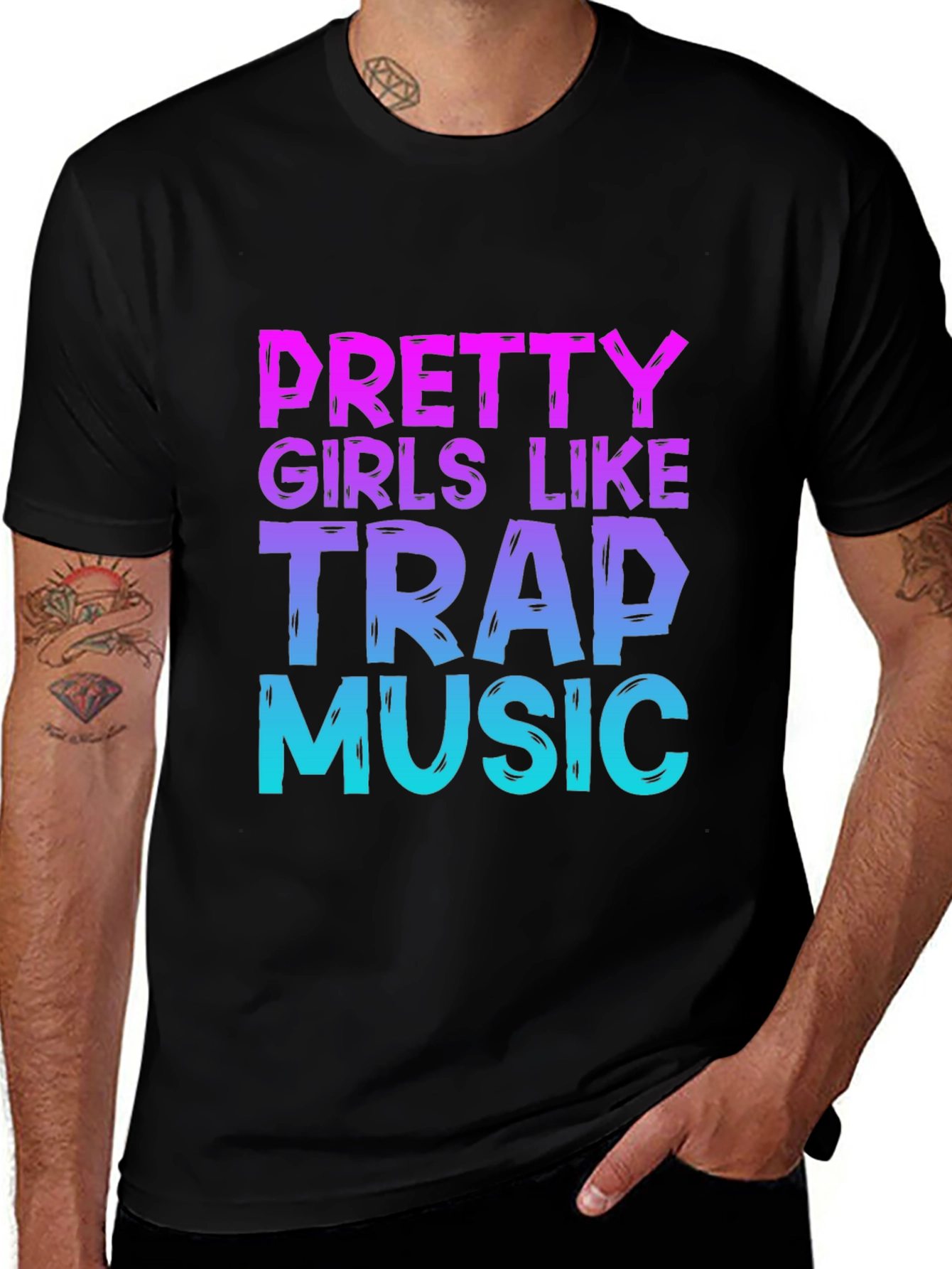 Variant 25 of Pretty Girls Like Trap Music T-Shirt