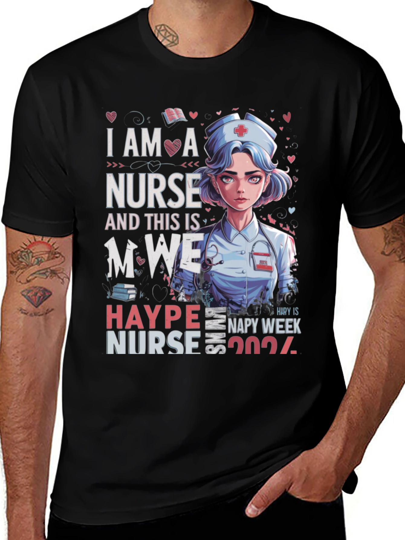 Variant 17 of I Am A Nurse T-Shirt - Nurse Week 2024