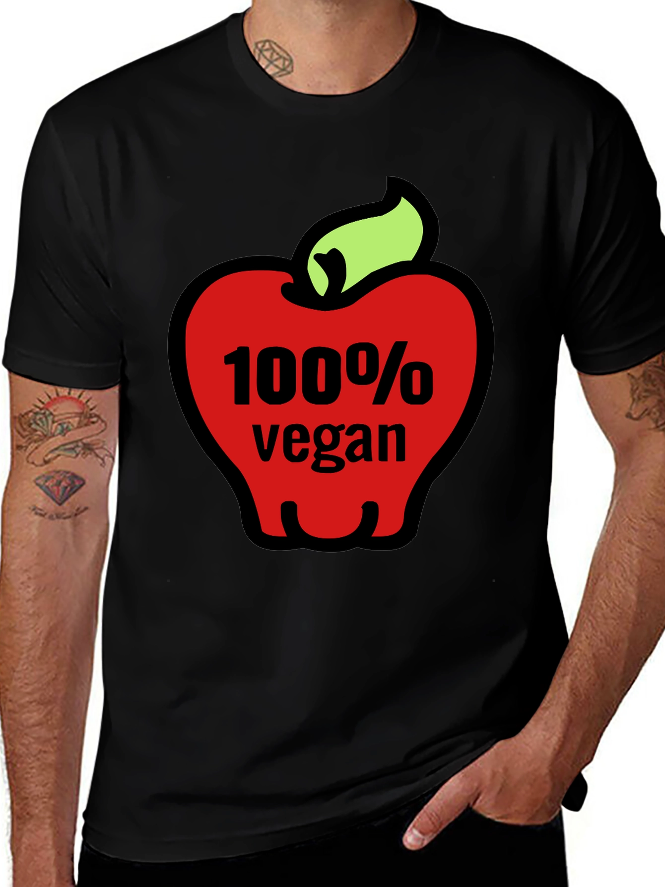 Variant 22 of 100% Vegan Graphic Tee