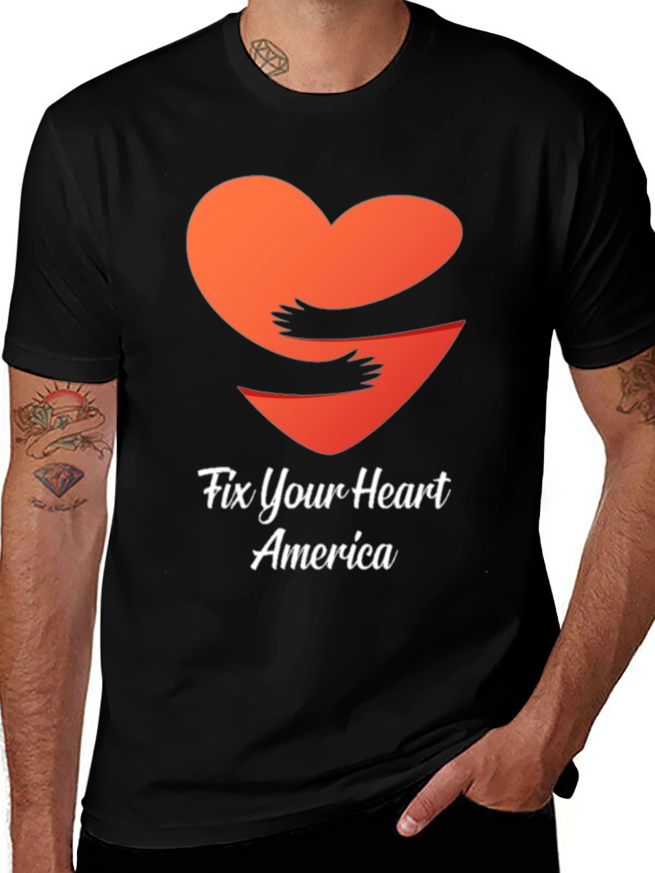 Variant 25 of Fix Your Heart America Graphic Tee