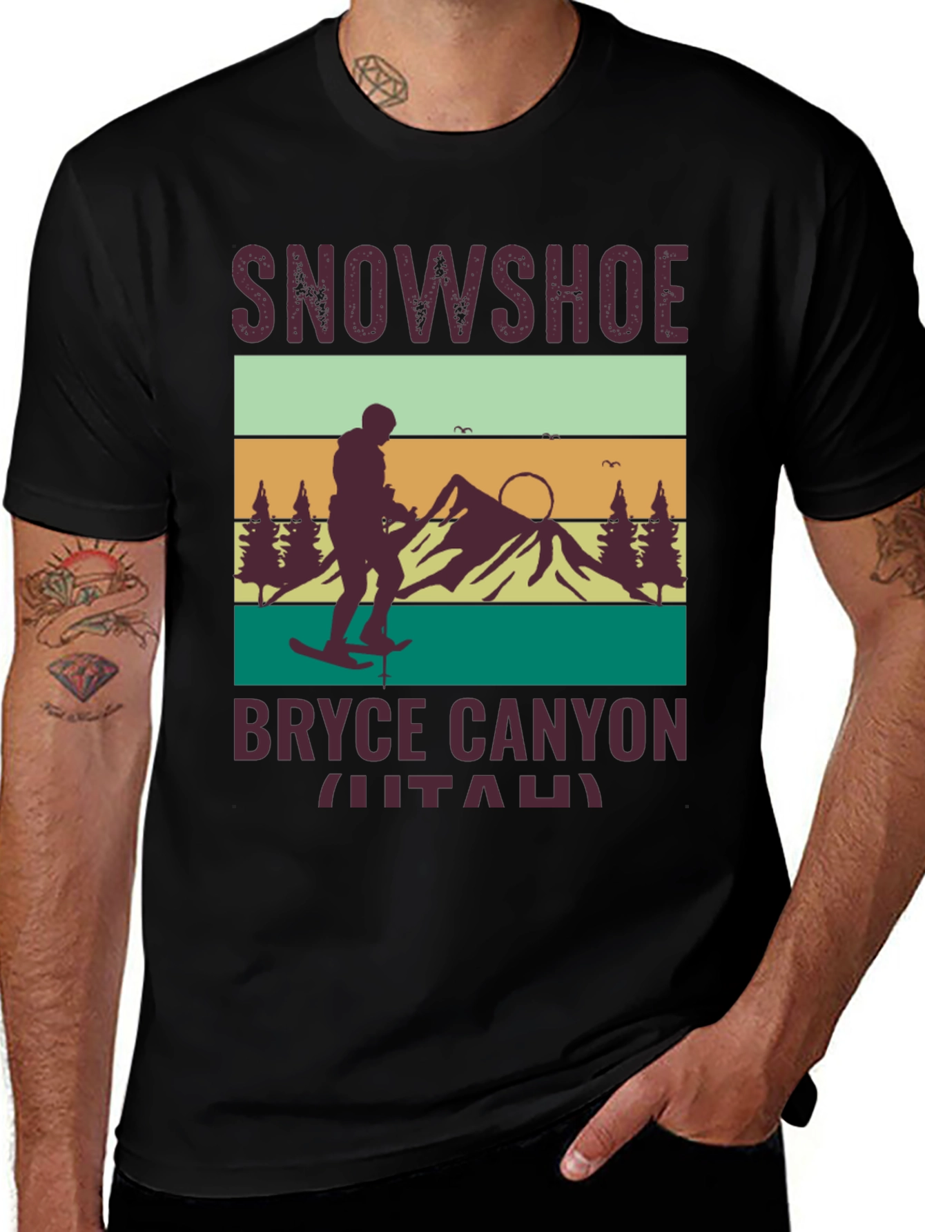Variant 11 of Bryce Canyon Snowshoe T-Shirt