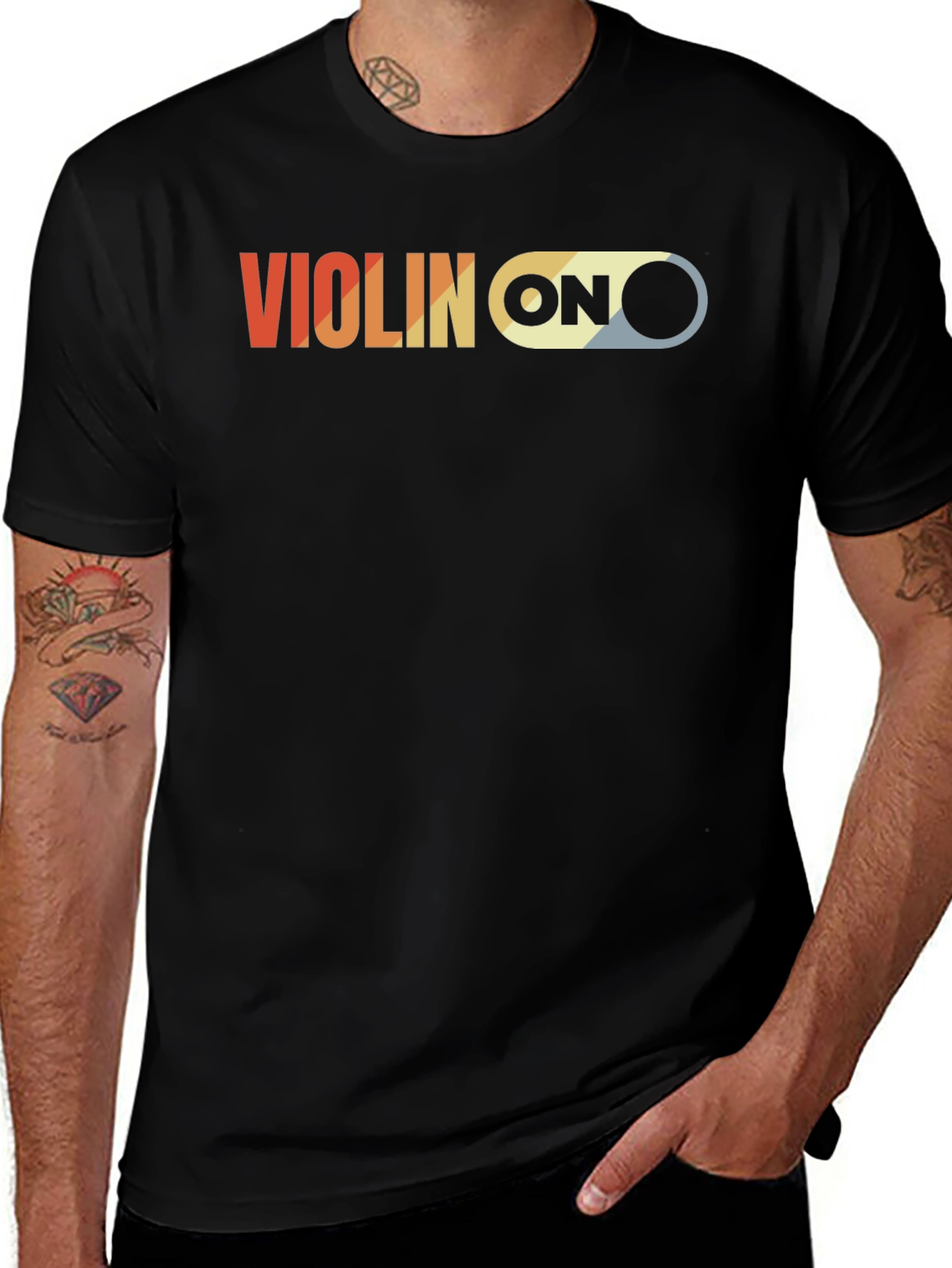 Violin ON T-Shirt - Music Lover Tee
