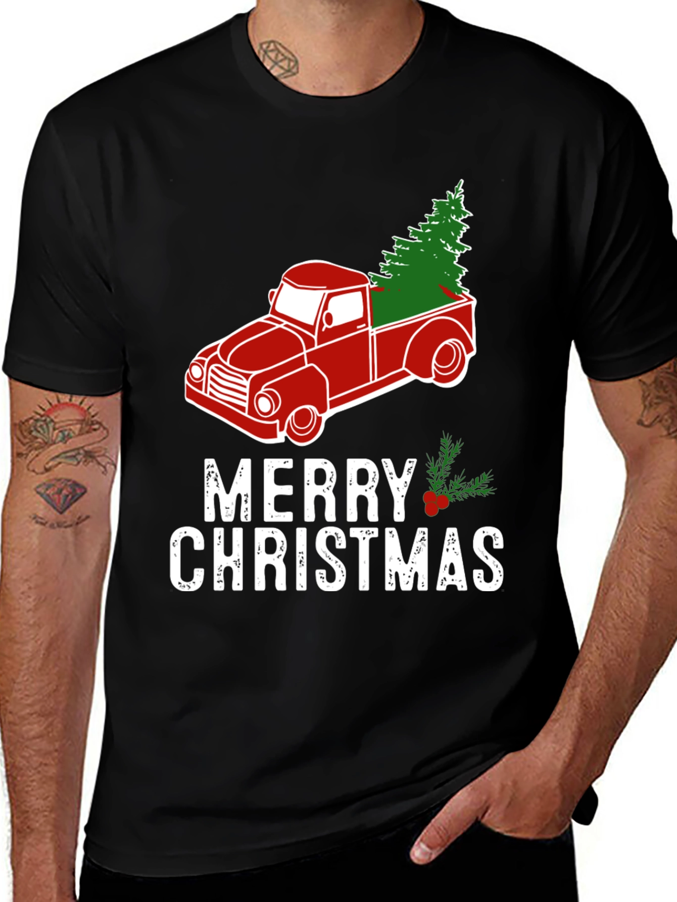 Merry Christmas Truck T-Shirt
