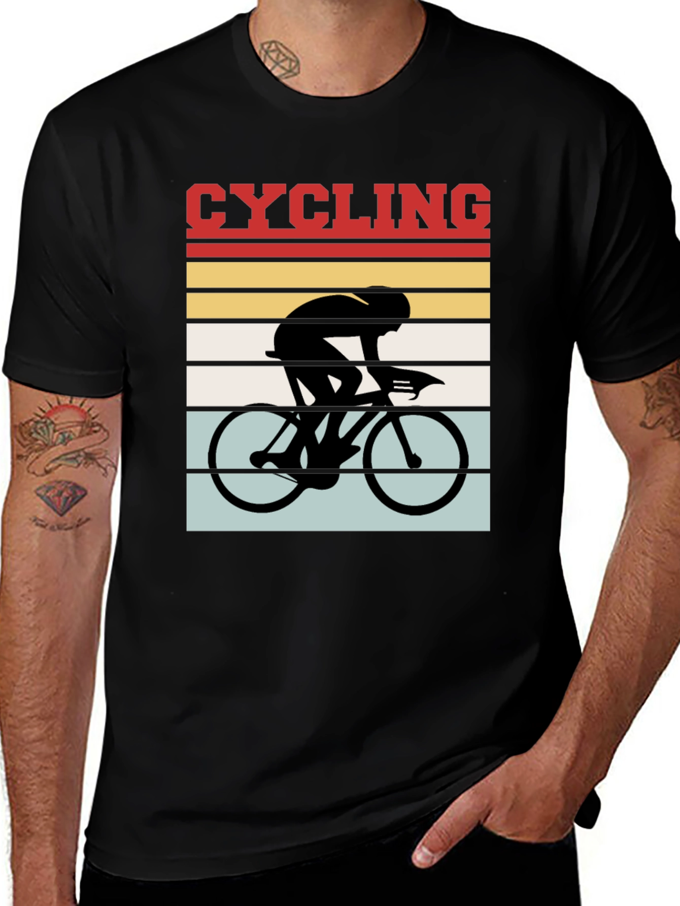 Variant 15 of Cycling Silhouette T-Shirt