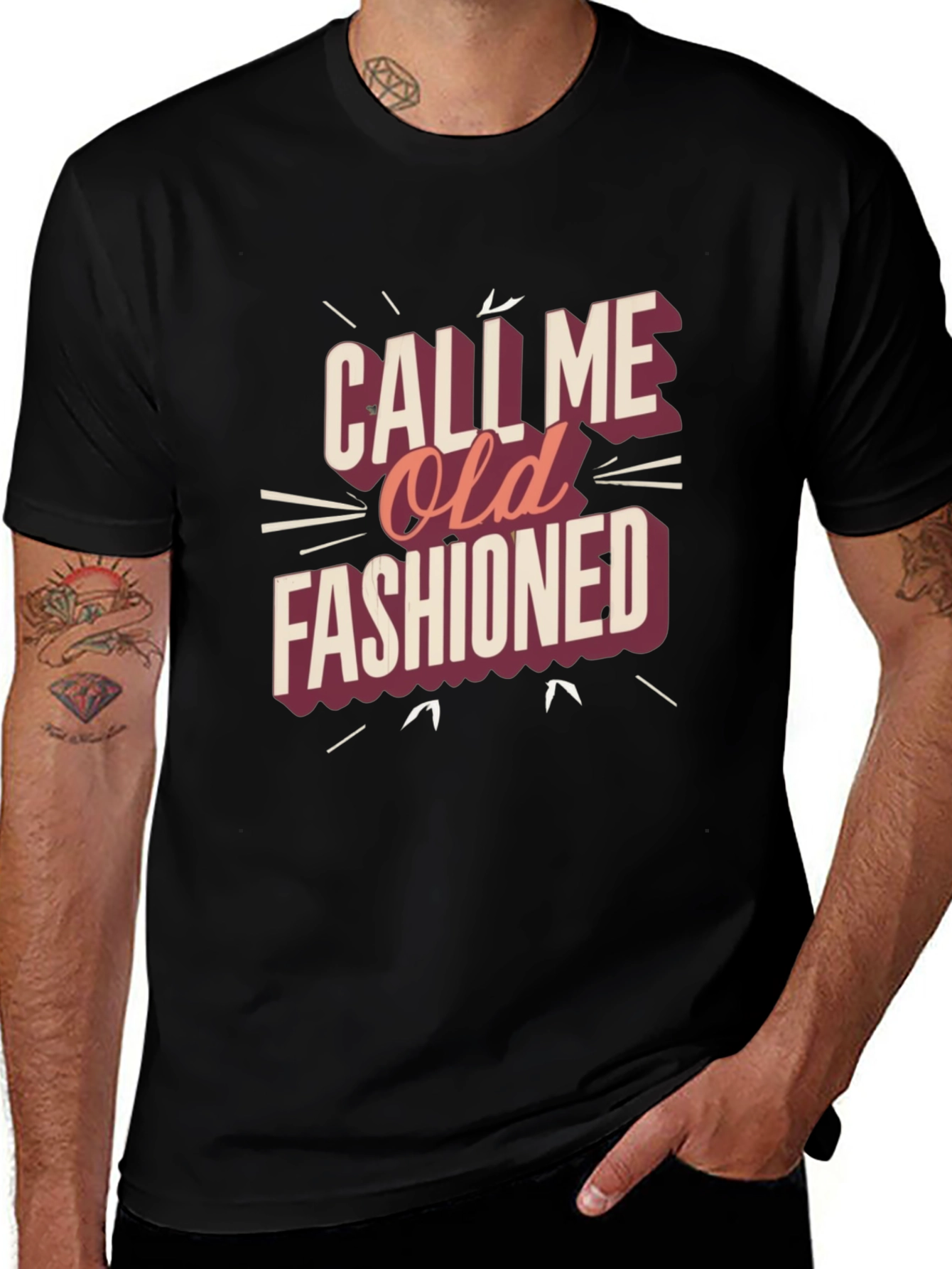 Variant 10 of Call Me Old Fashioned Graphic Tee