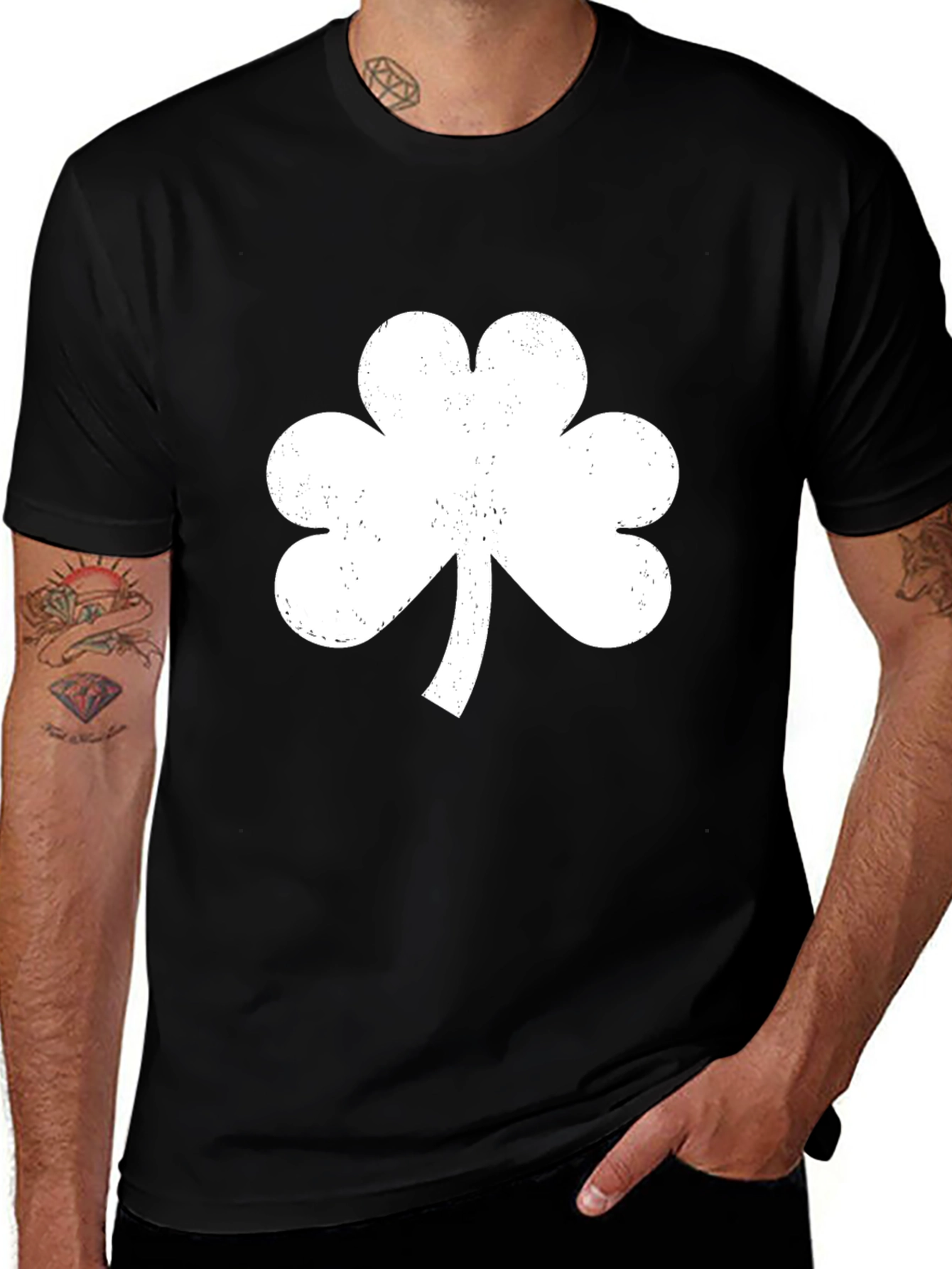 Variant 2 of Shamrock Graphic Tee - Lucky Irish T-Shirt