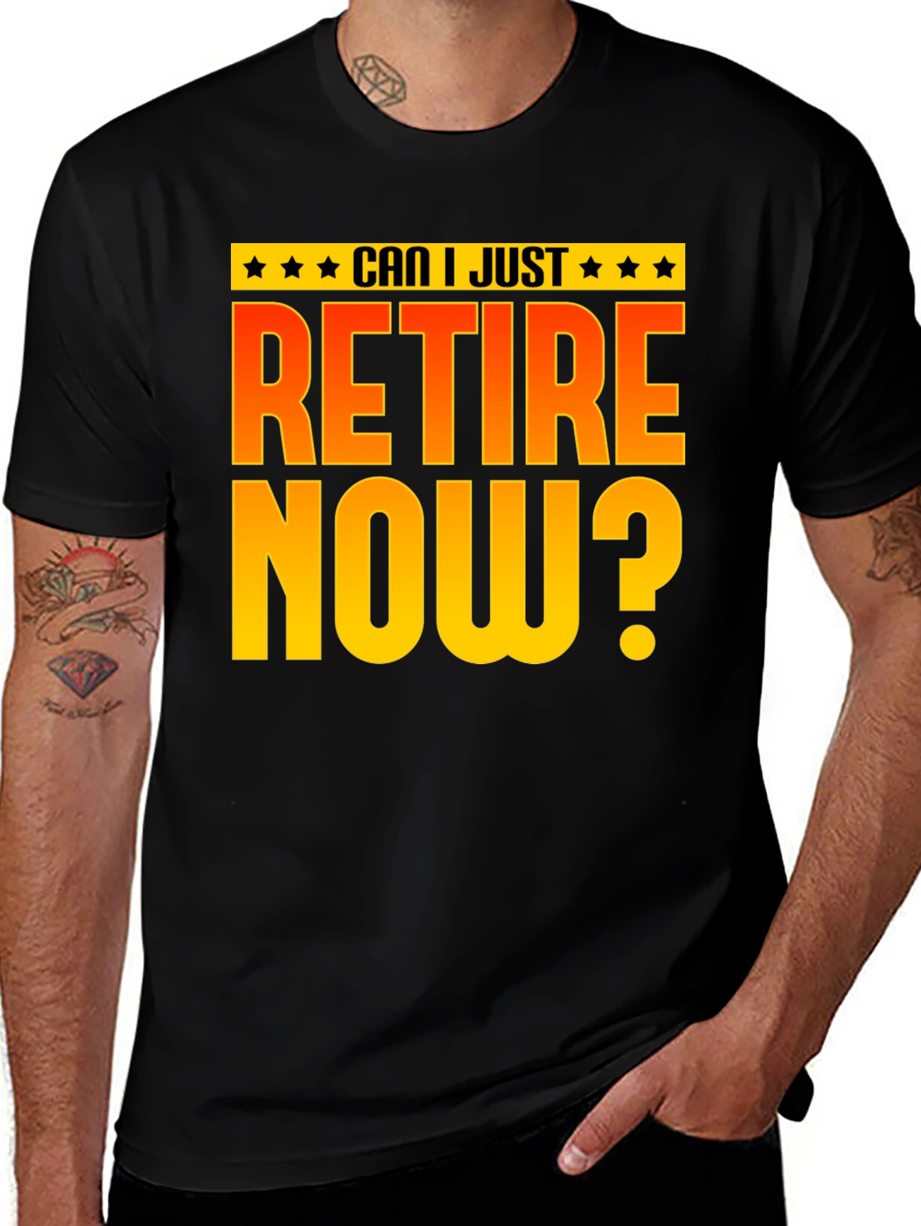 Variant 20 of Can I Just Retire Now? Graphic T-Shirt