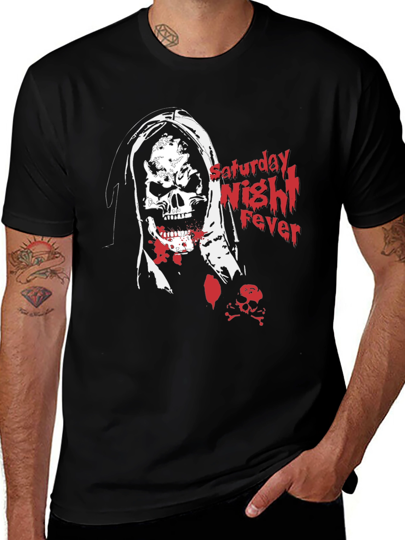 Saturday Night Fever Grim Reaper Graphic Tee