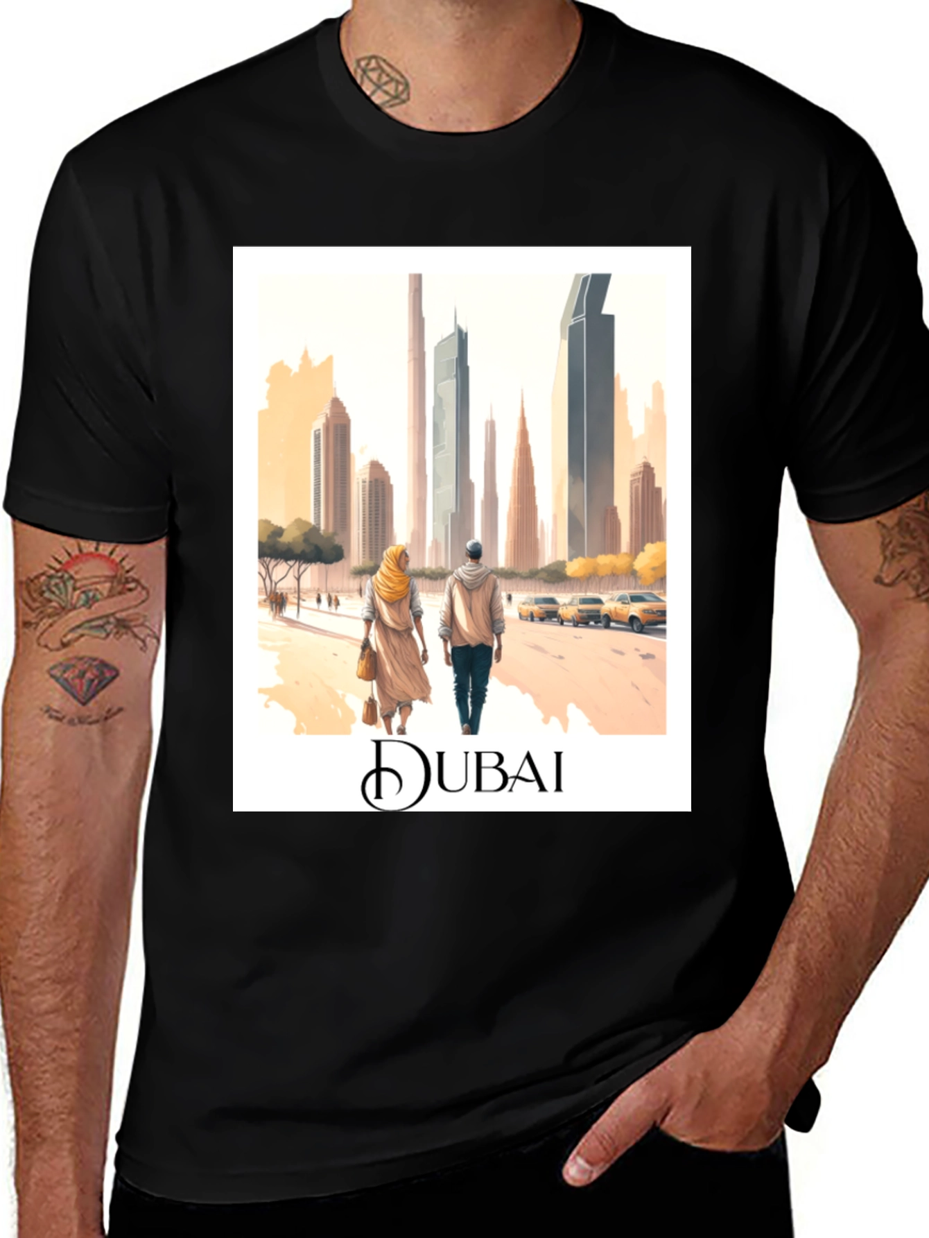 Dubai Travel Souvenir Tee