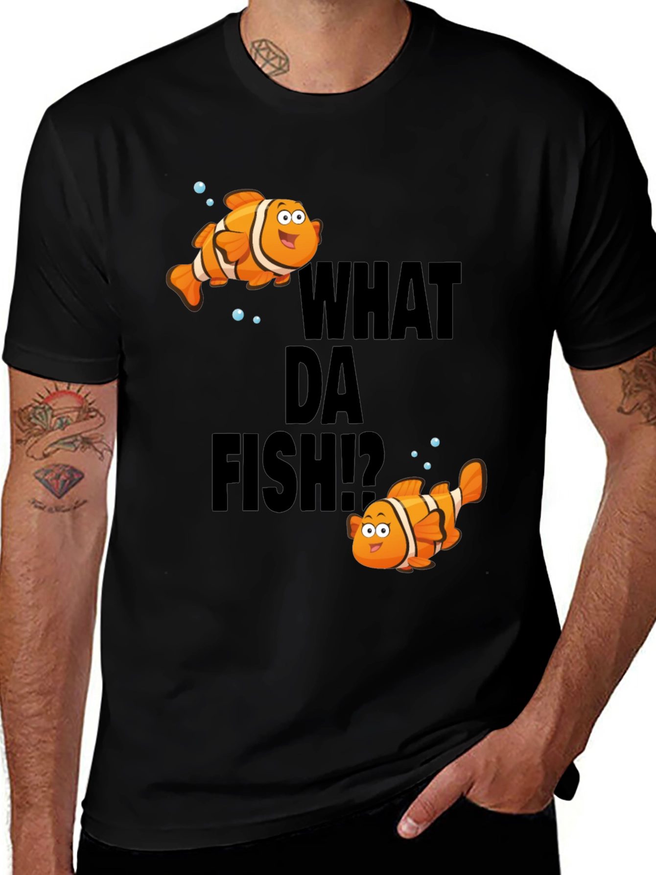 Variant 25 of What Da Fish T-Shirt - Funny Nemo Inspired Tee