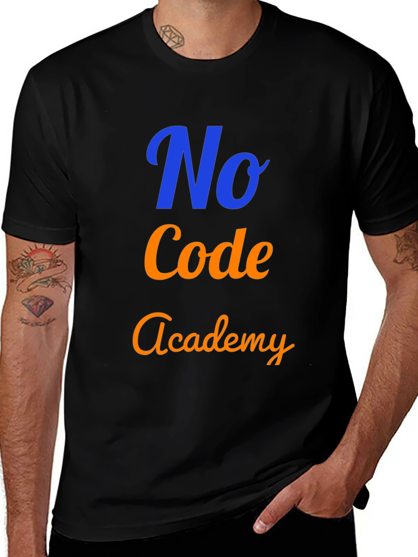 No Code Academy Black T-Shirt