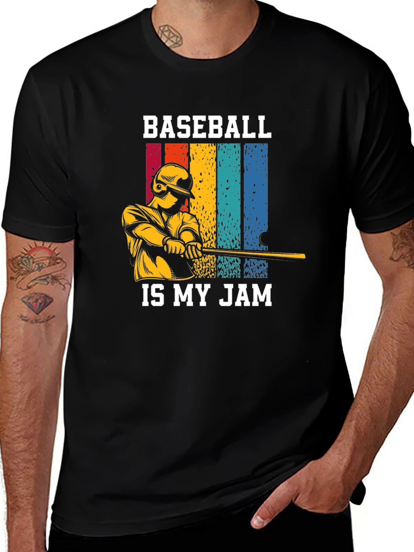 Variant 24 of Baseball Is My Jam Graphic T-Shirt
