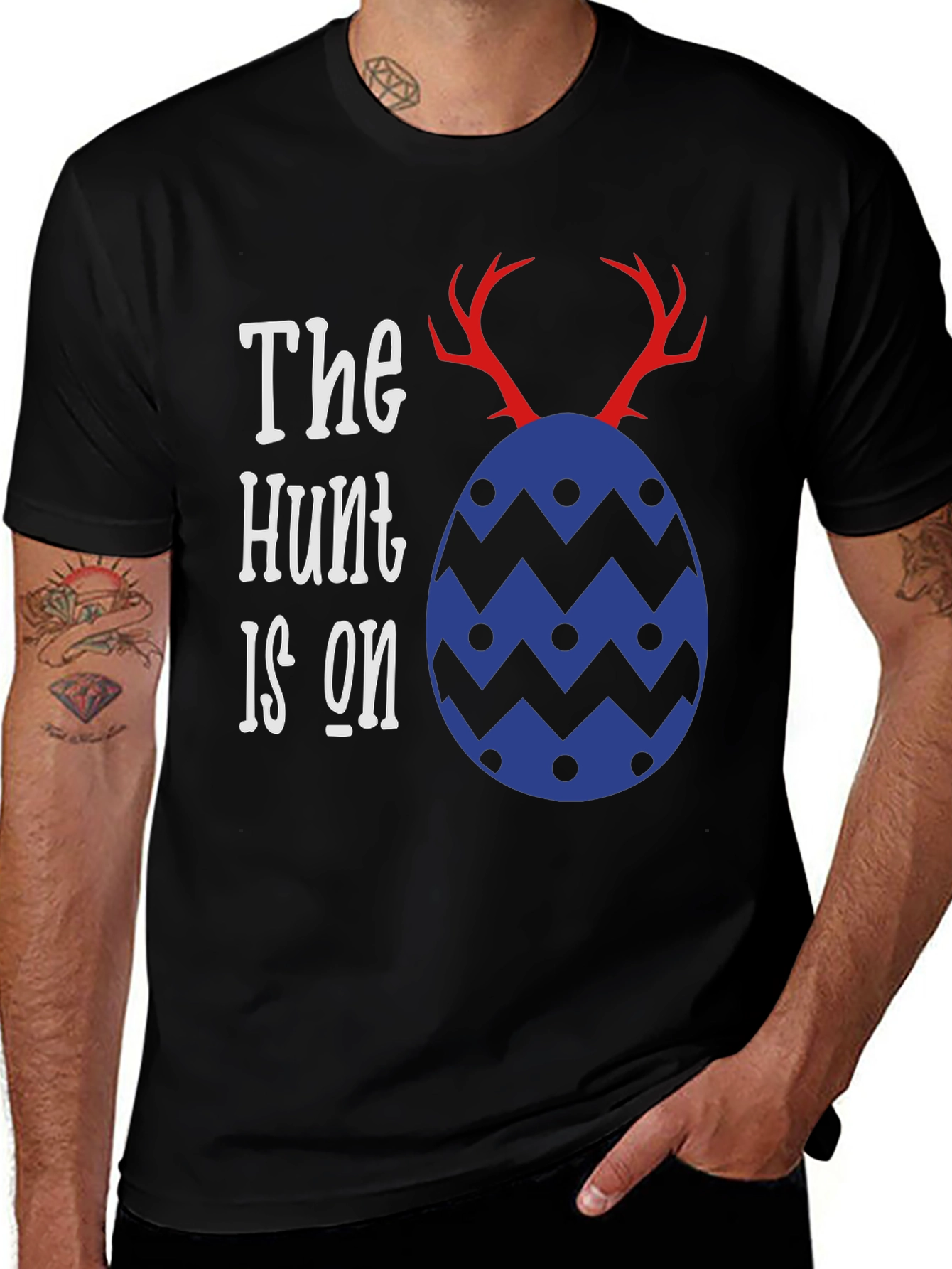 The Hunt is On Easter Graphic Tee