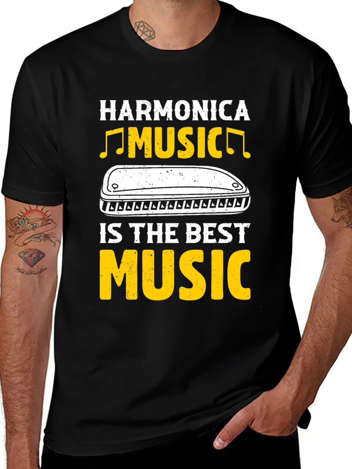 Harmonica Music Lover T-Shirt