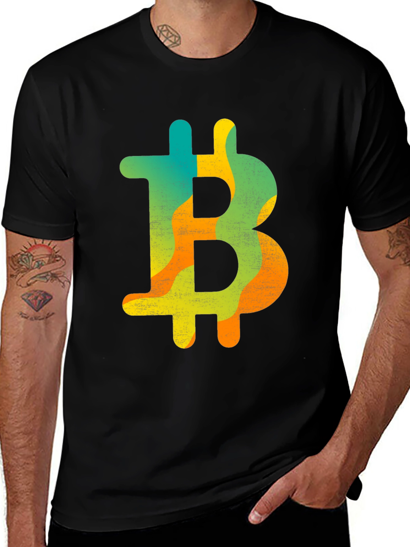 Variant 16 of Bitcoin Symbol Graphic Tee - Crypto Currency Shirt