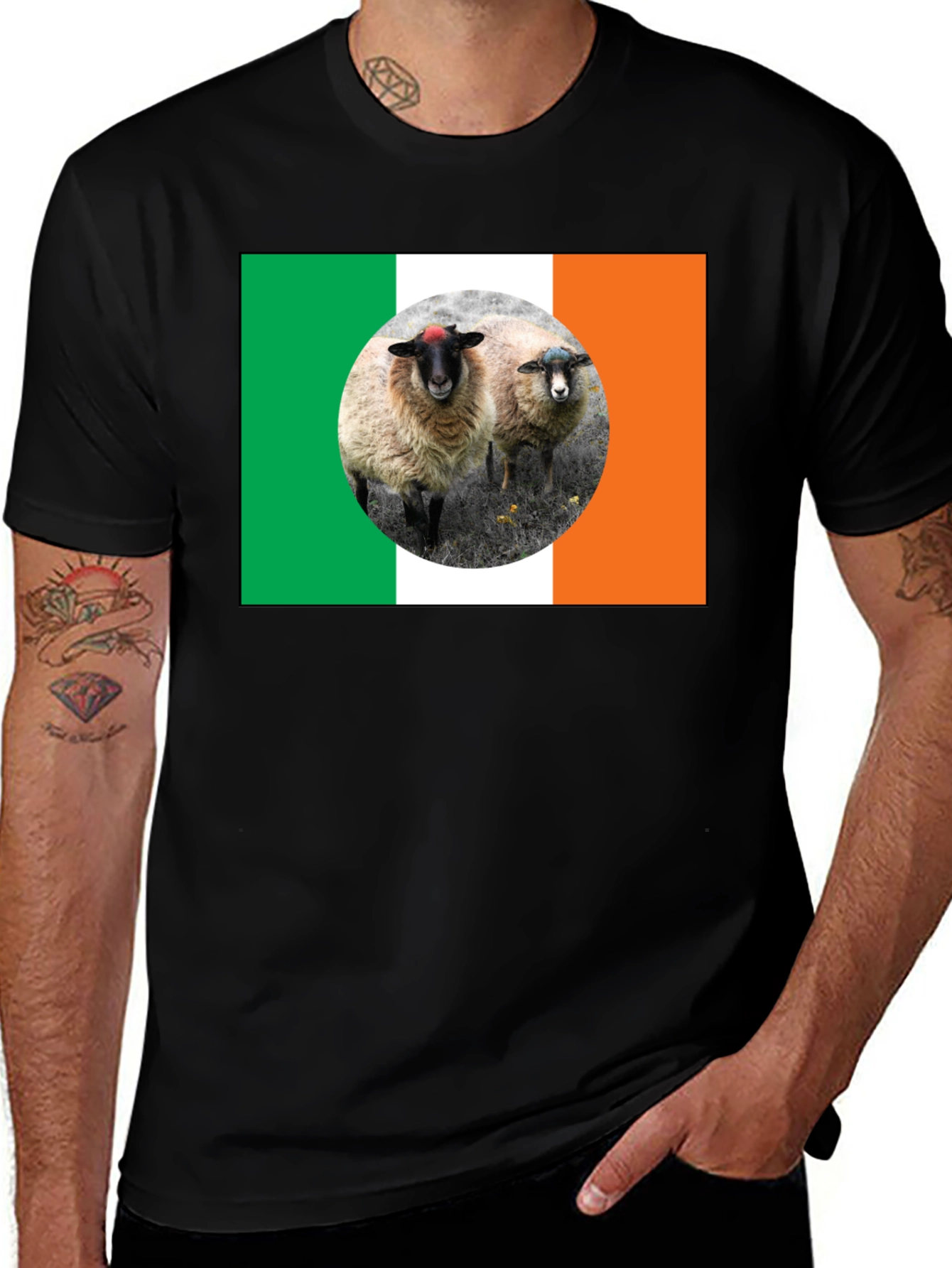 Irish Sheep Flag T-Shirt