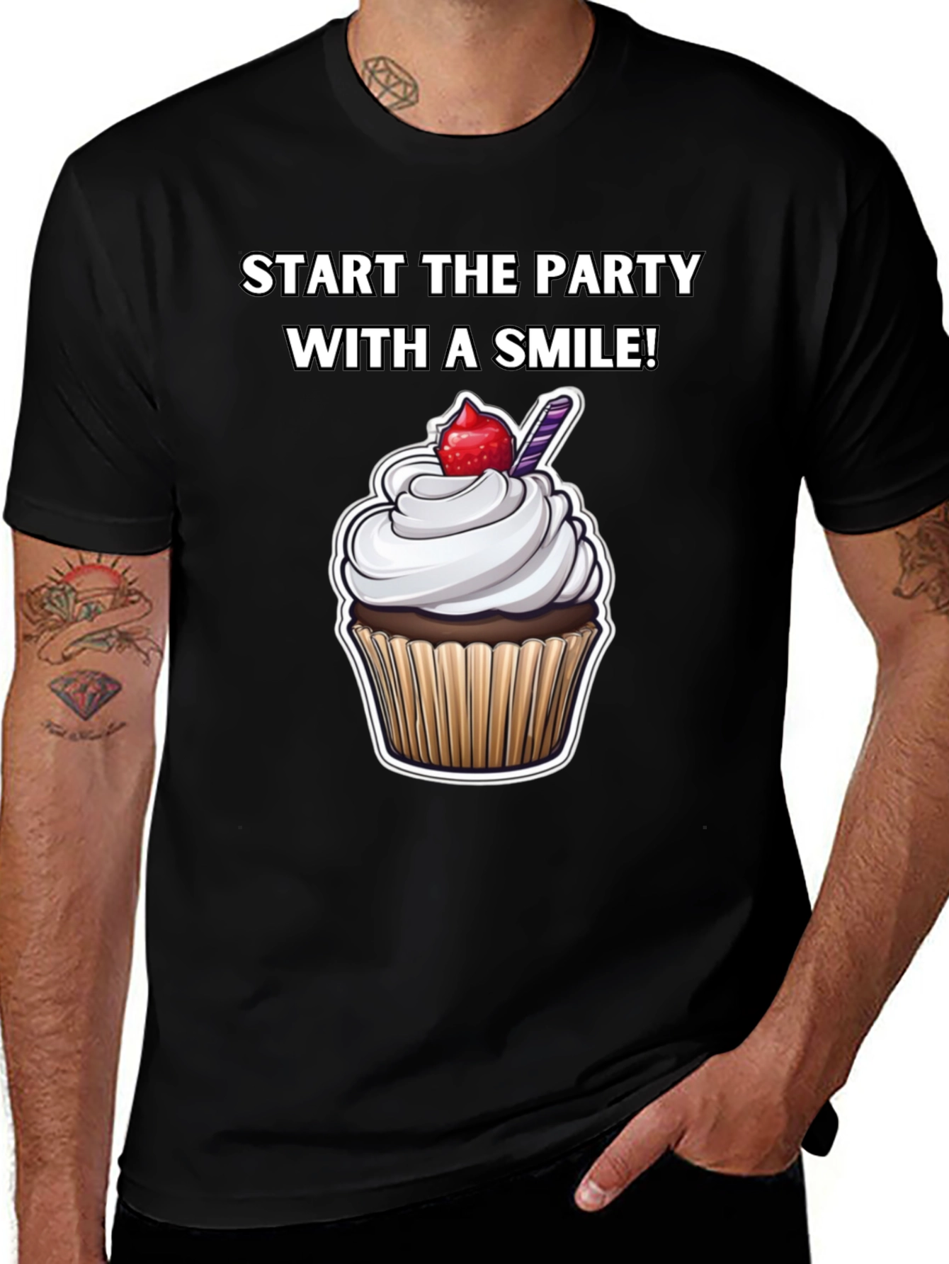 Variant 30 of Start the Party Cupcake T-Shirt