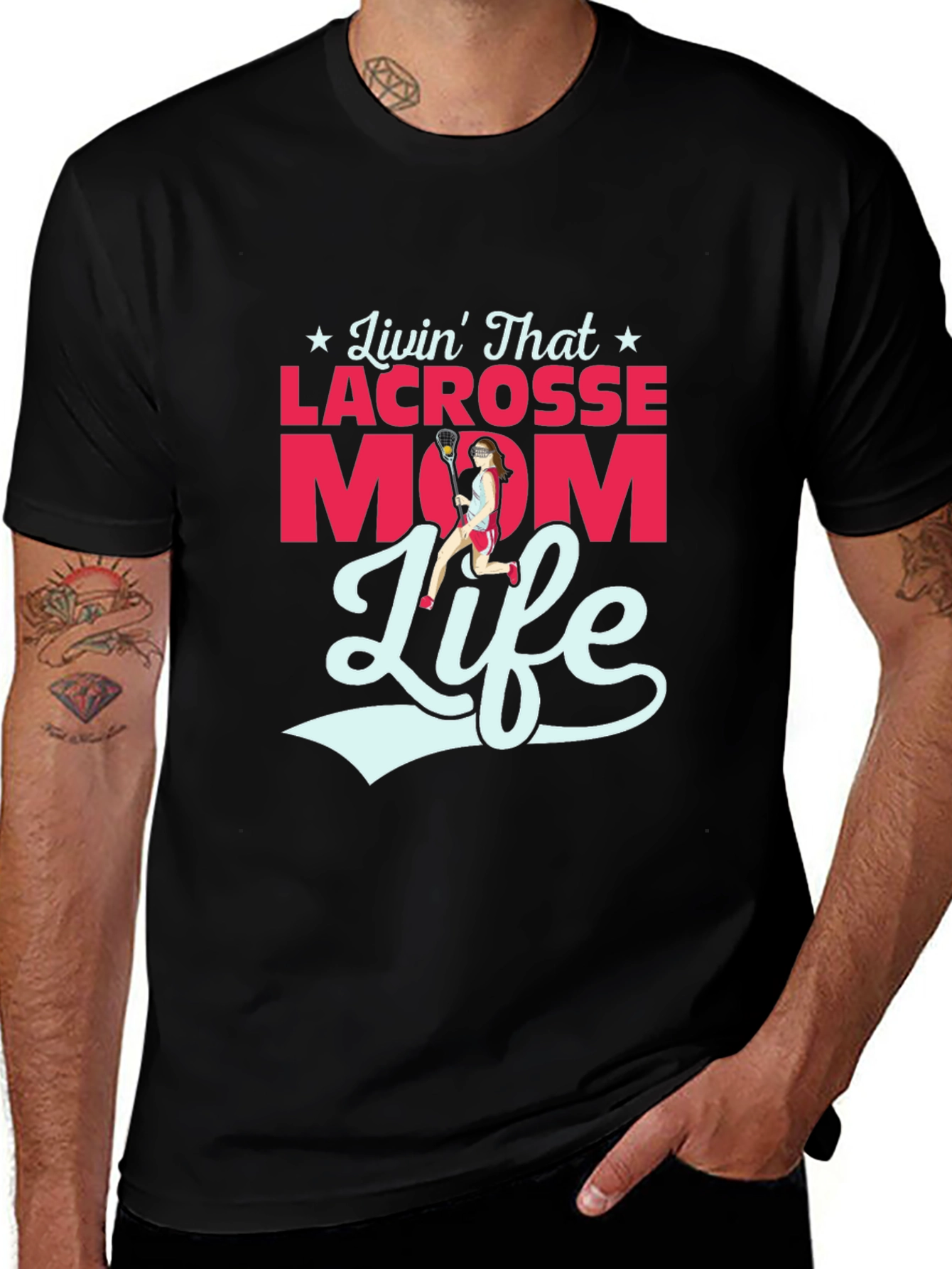Lacrosse Mom Life T-Shirt