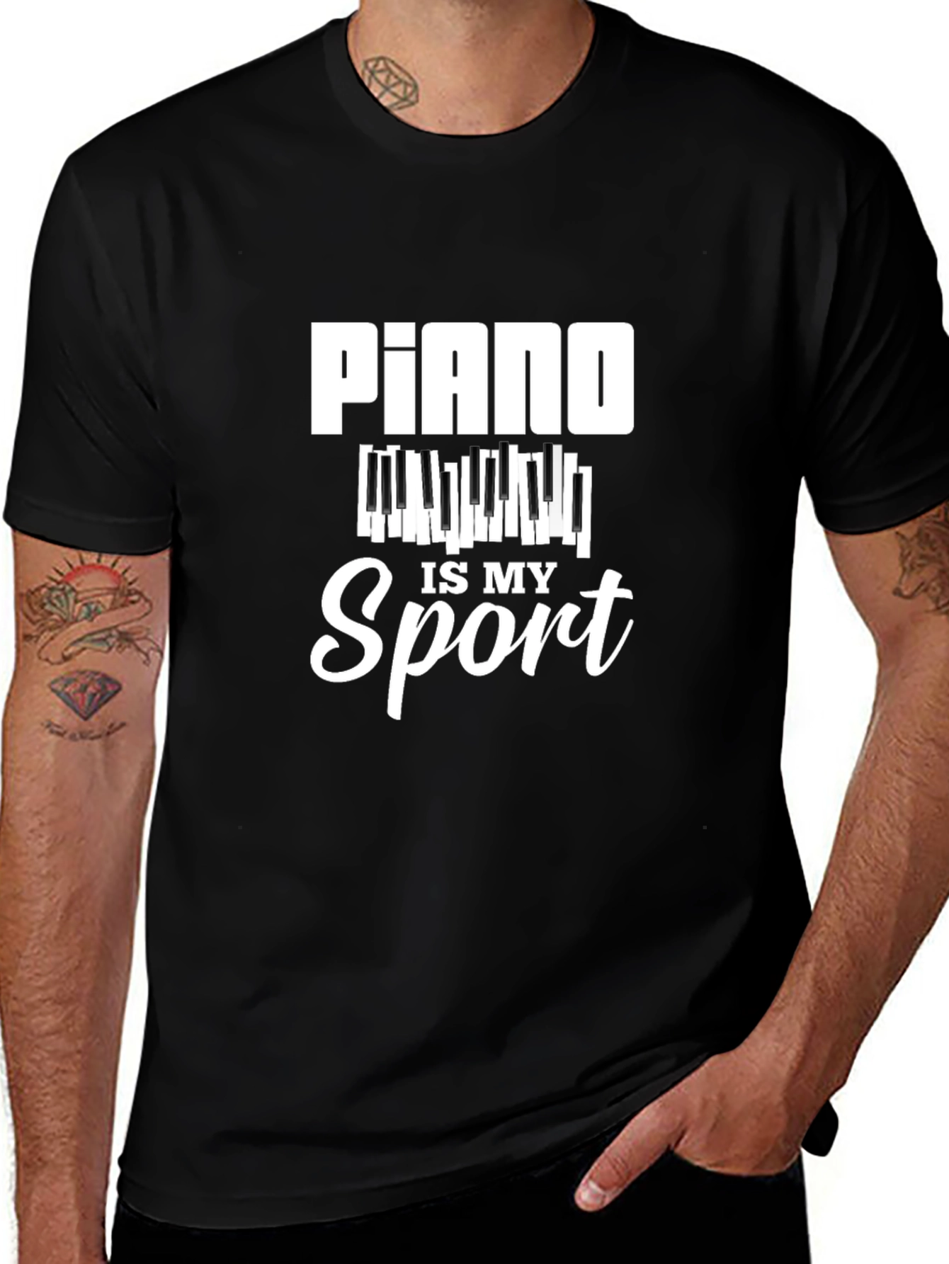 Variant 3 of Piano is My Sport T-Shirt