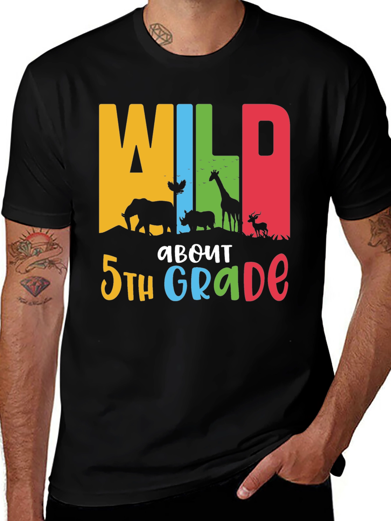 Wild About 5th Grade T-Shirt