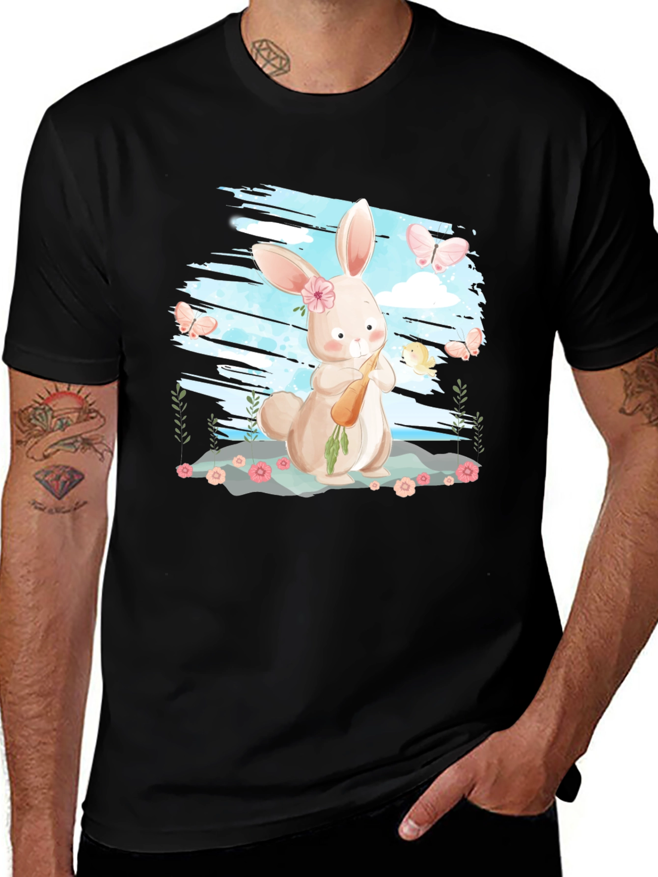 Variant 24 of Cute Easter Bunny T-Shirt