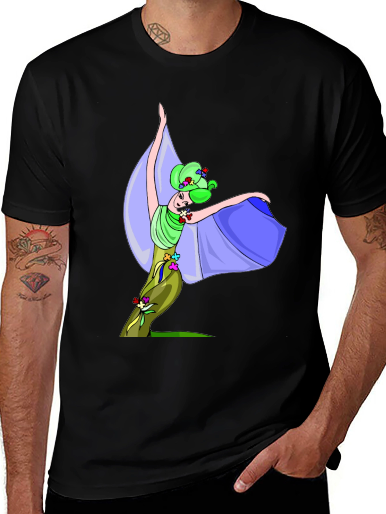 Variant 9 of Elegant Dancer Graphic T-Shirt