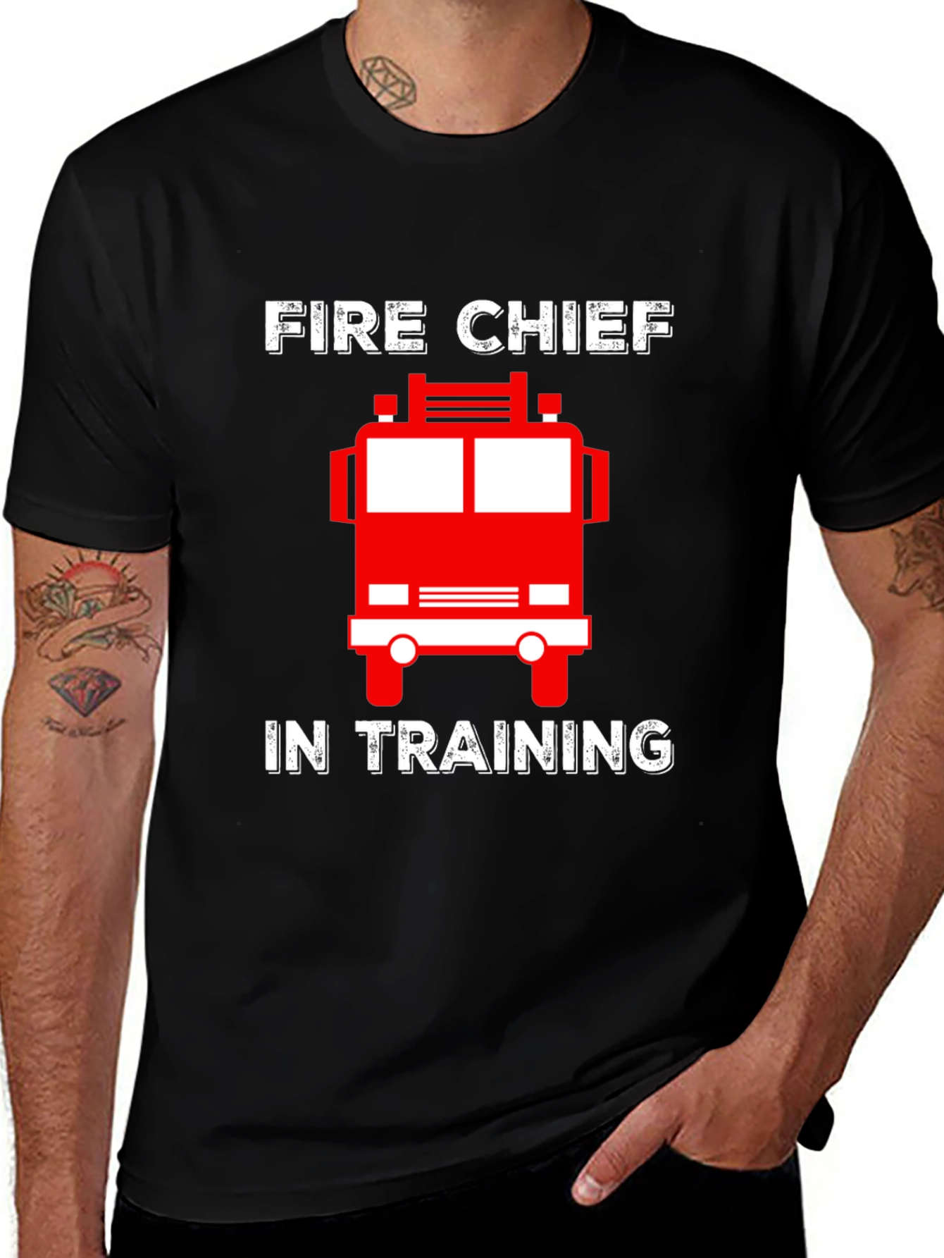 Variant 27 of Fire Chief in Training Graphic T-Shirt