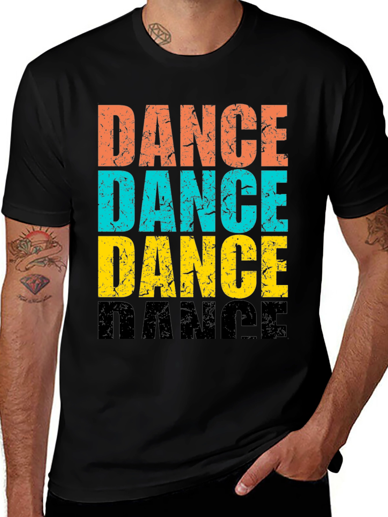 Variant 18 of Dance Graphic Tee - Funky & Vibrant