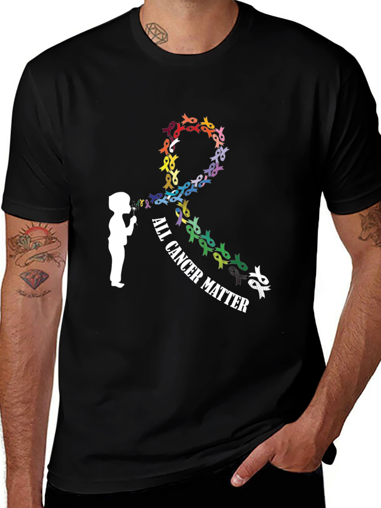 Variant 18 of All Cancer Matter Awareness T-Shirt