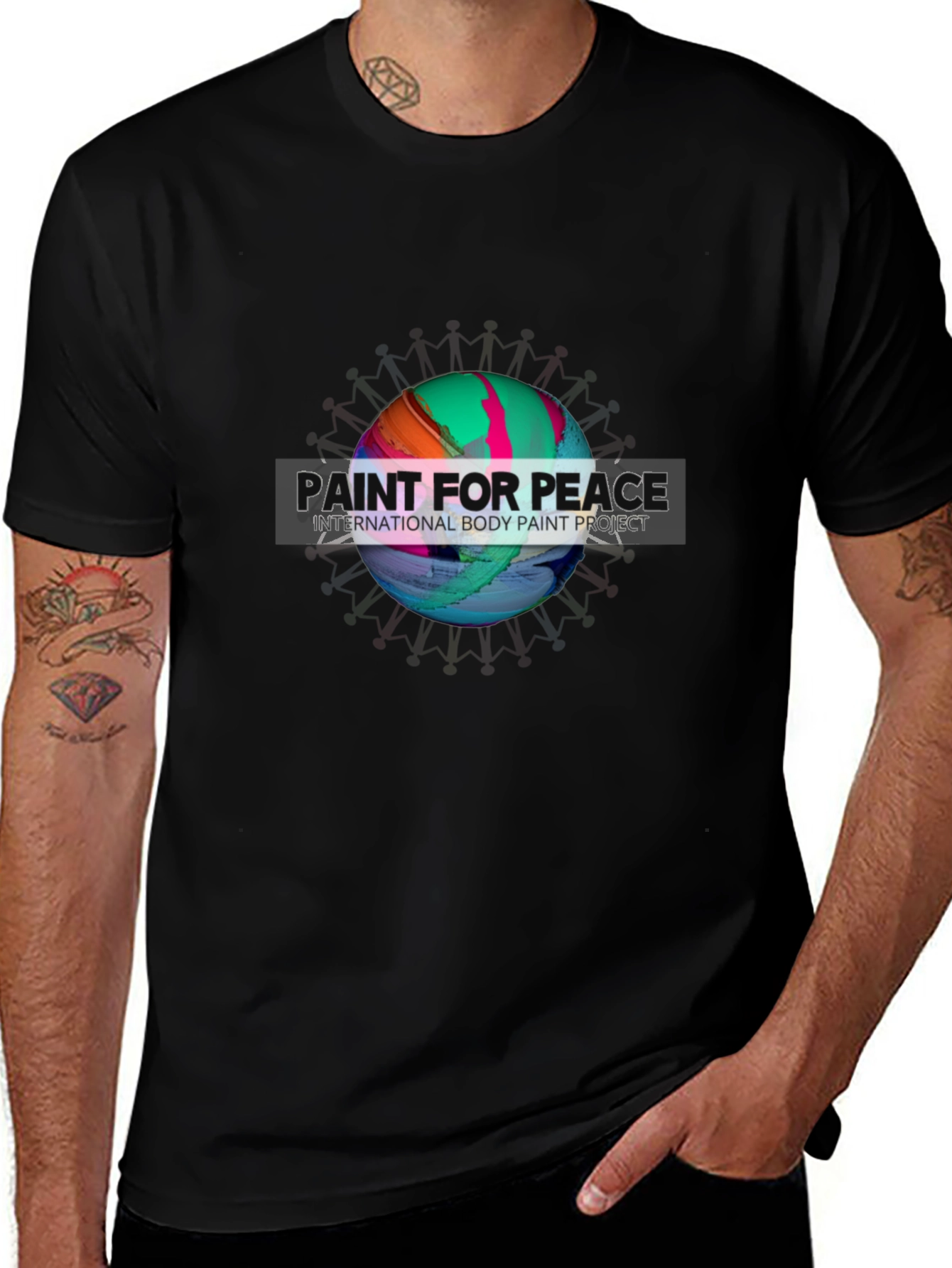 Paint for Peace T-Shirt - International Body Paint Project