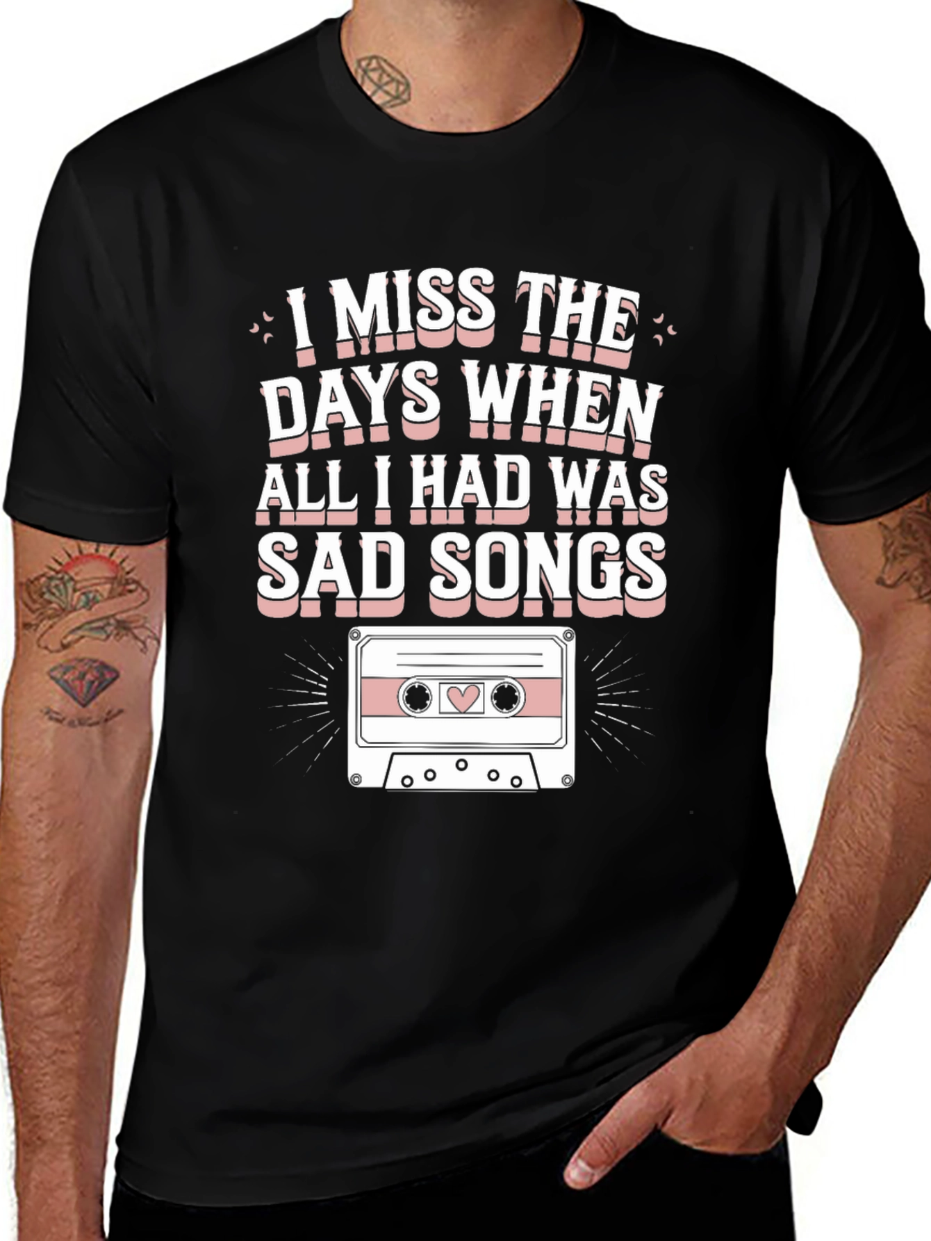 Variant 23 of Sad Songs Cassette Graphic T-Shirt