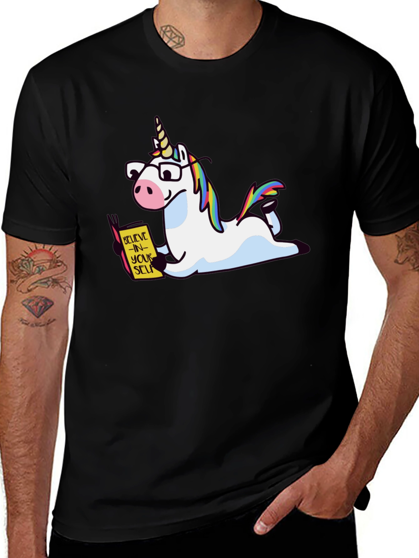 Variant 17 of Believe In Yourself Unicorn T-Shirt