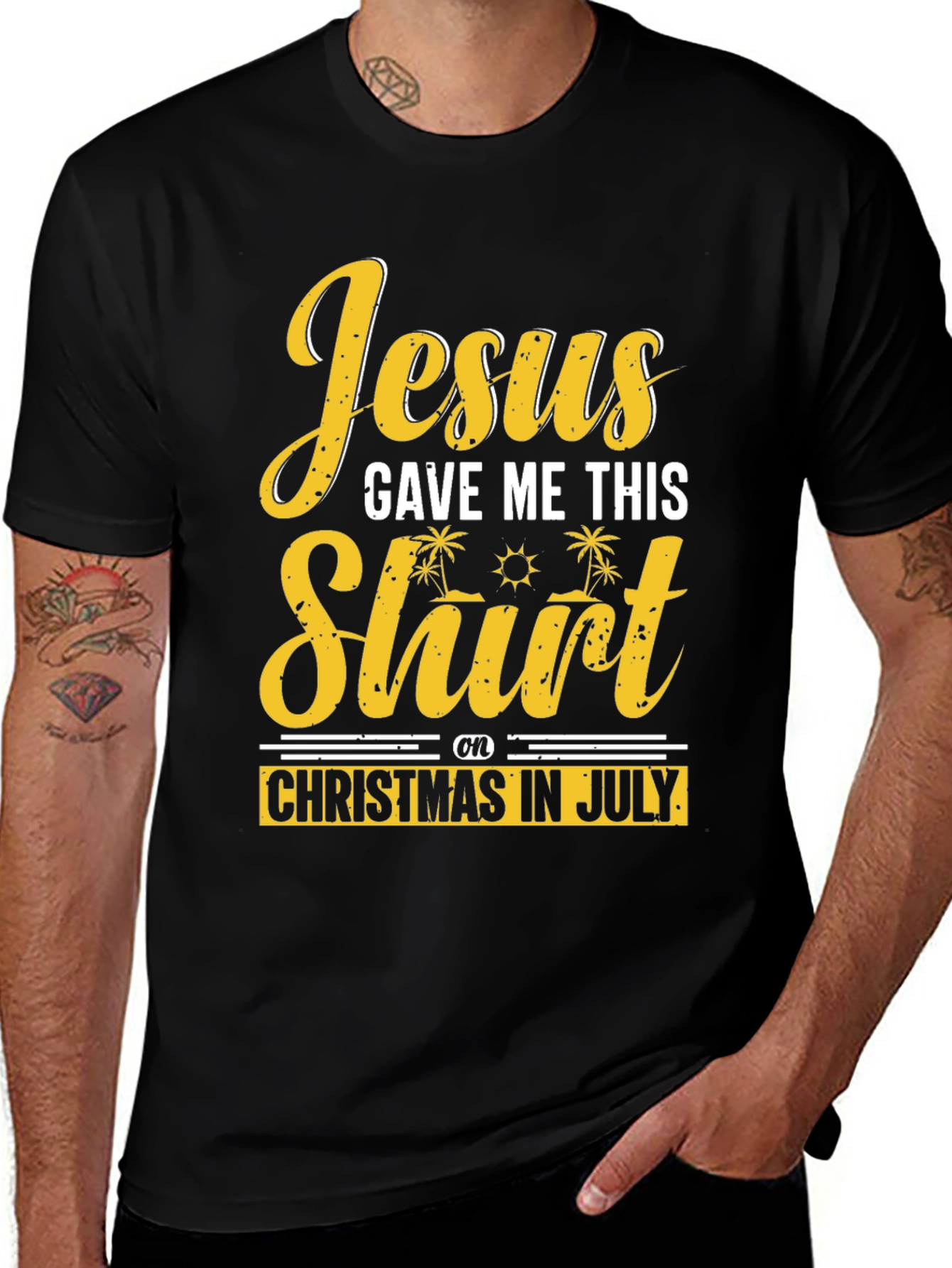 Jesus Gave Me This Shirt - Christmas in July Tee