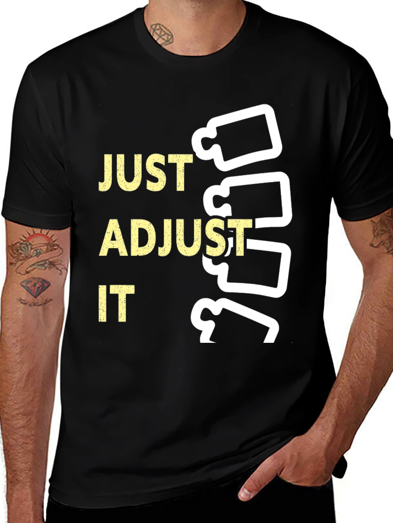 Variant 27 of Just Adjust It Chiropractic T-Shirt
