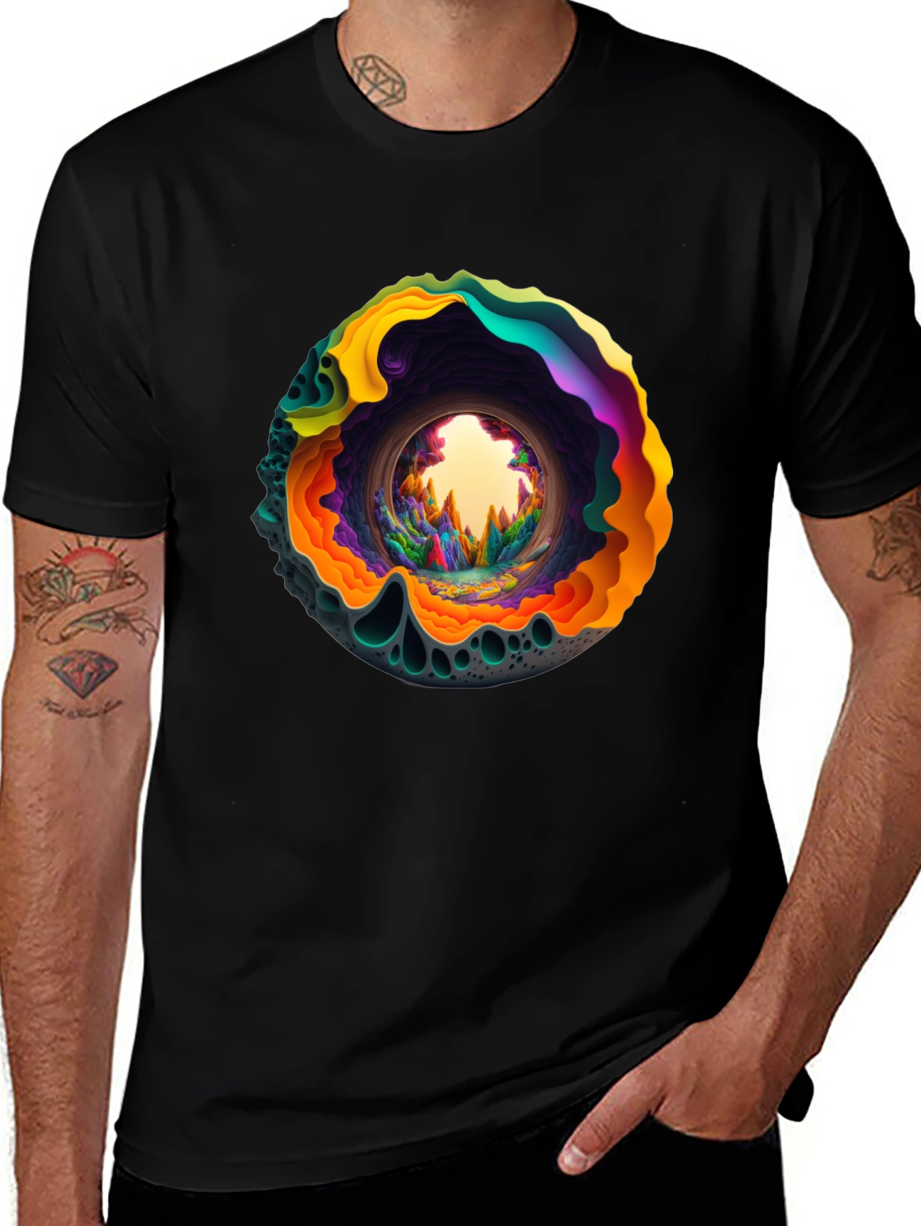 Variant 29 of Psychedelic Portal Graphic T-Shirt