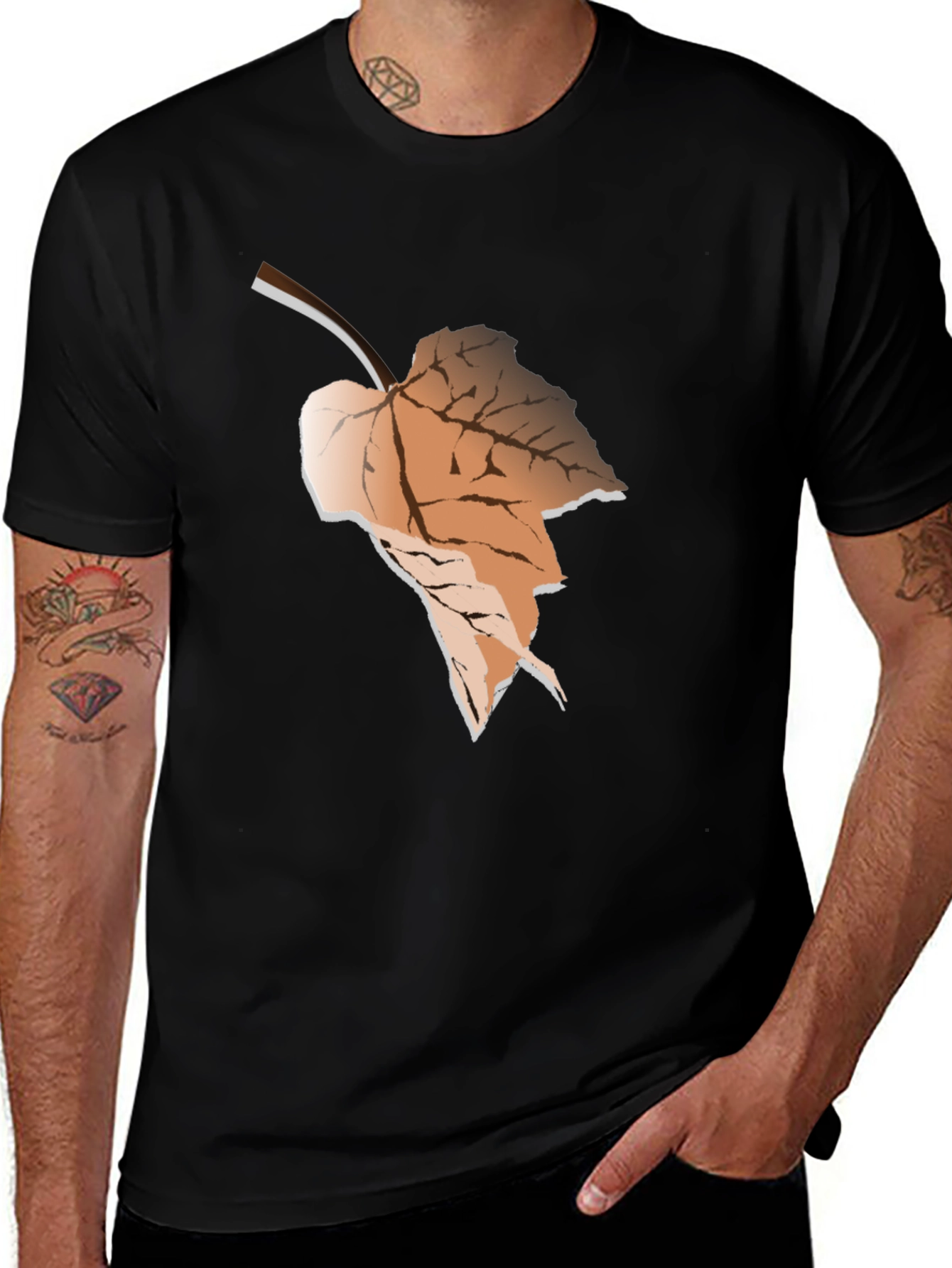 Variant 30 of Autumn Leaf Graphic T-Shirt - Stylish and Comfortable