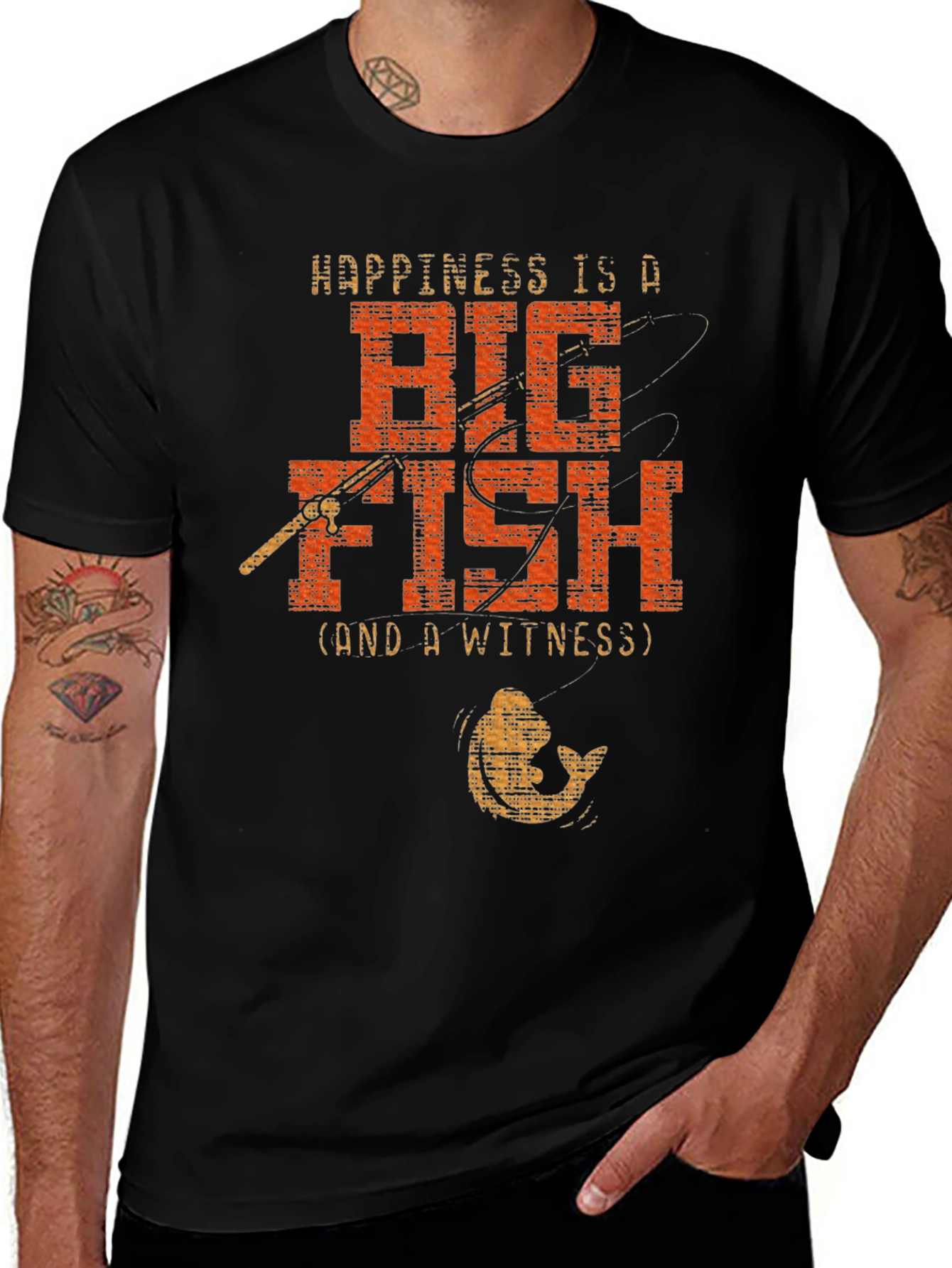 Variant 18 of Happiness is a Big Fish T-Shirt