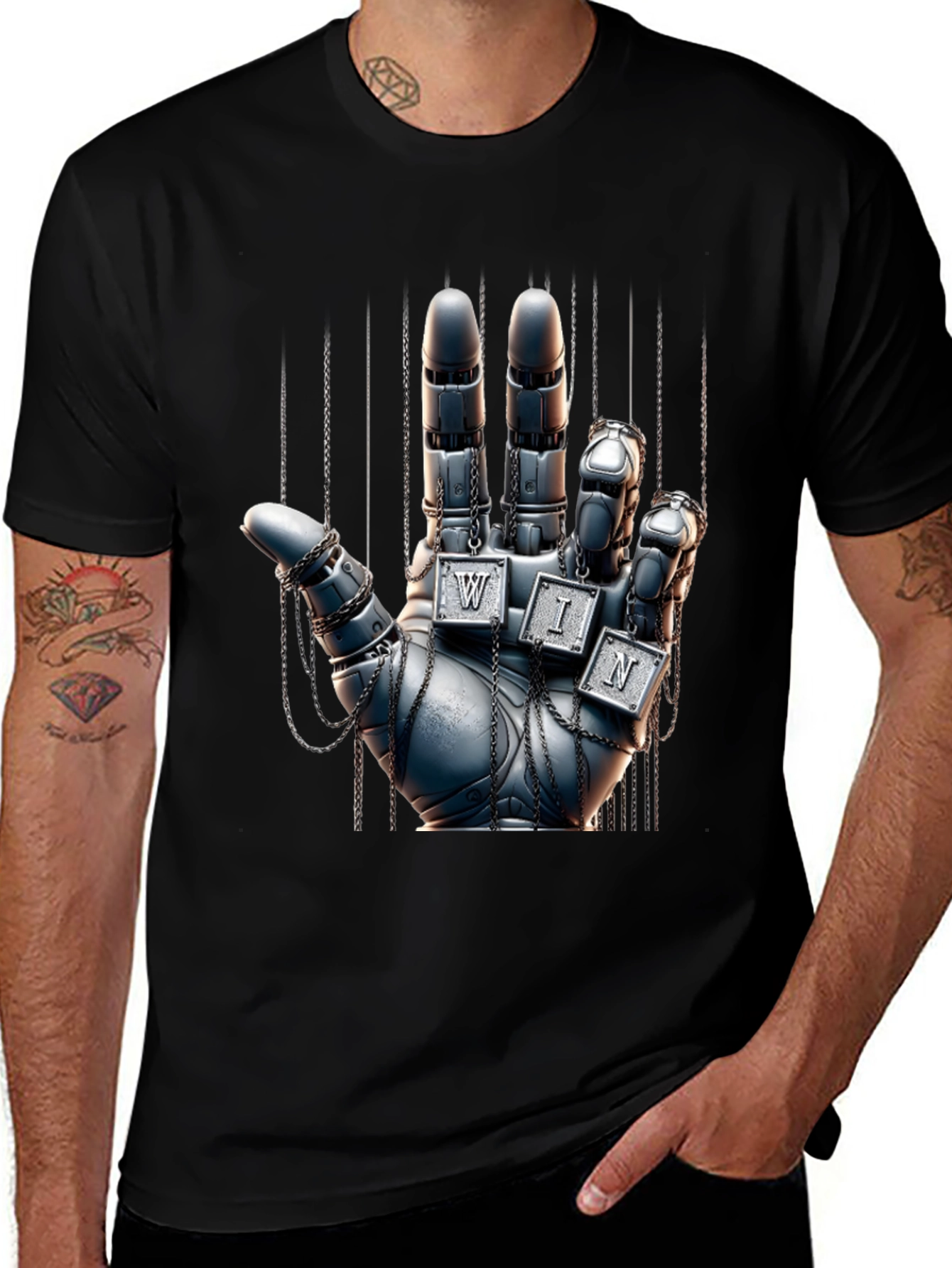 Variant 24 of Win Hand T-Shirt