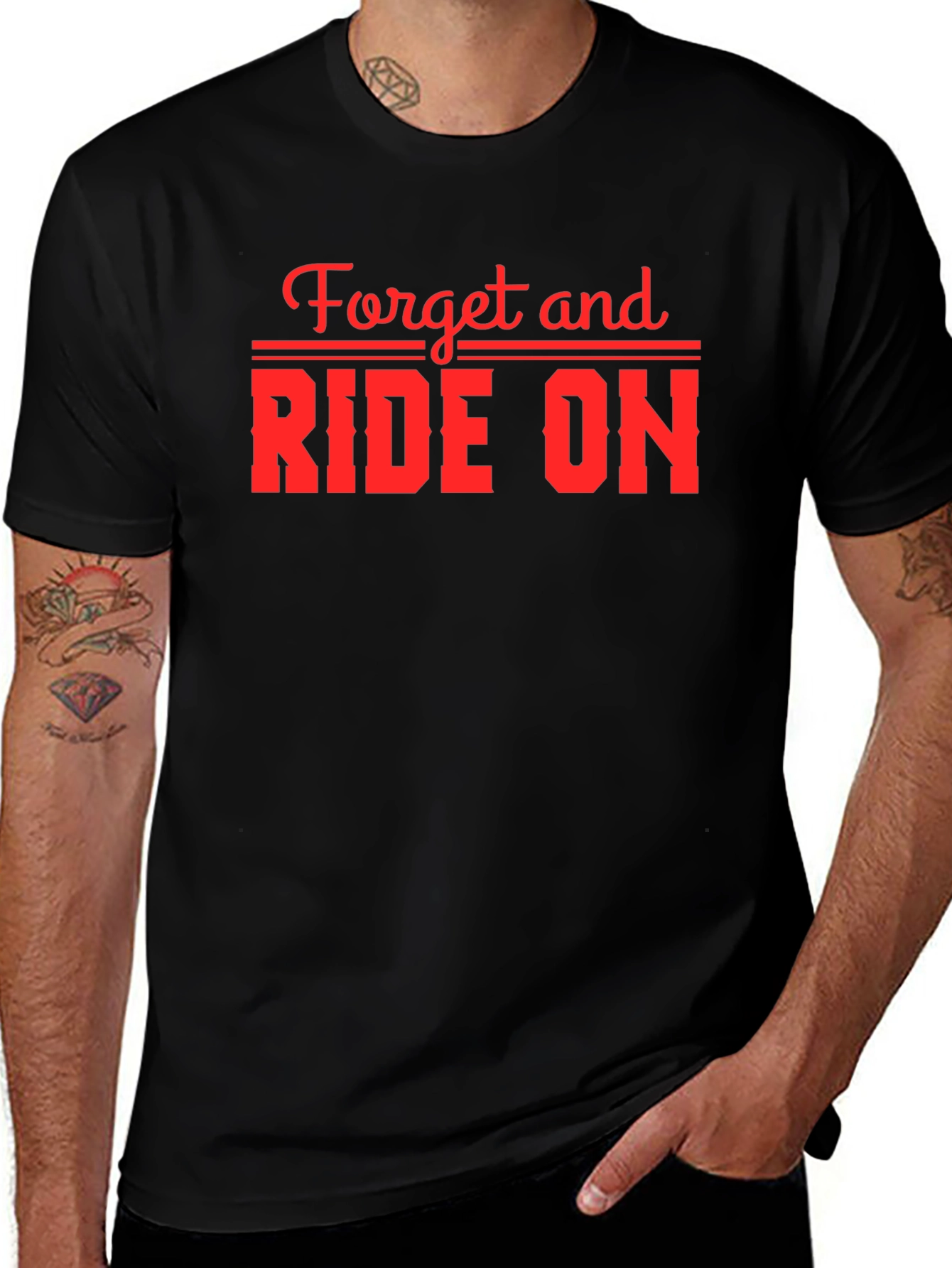 Forget and Ride On Graphic Tee