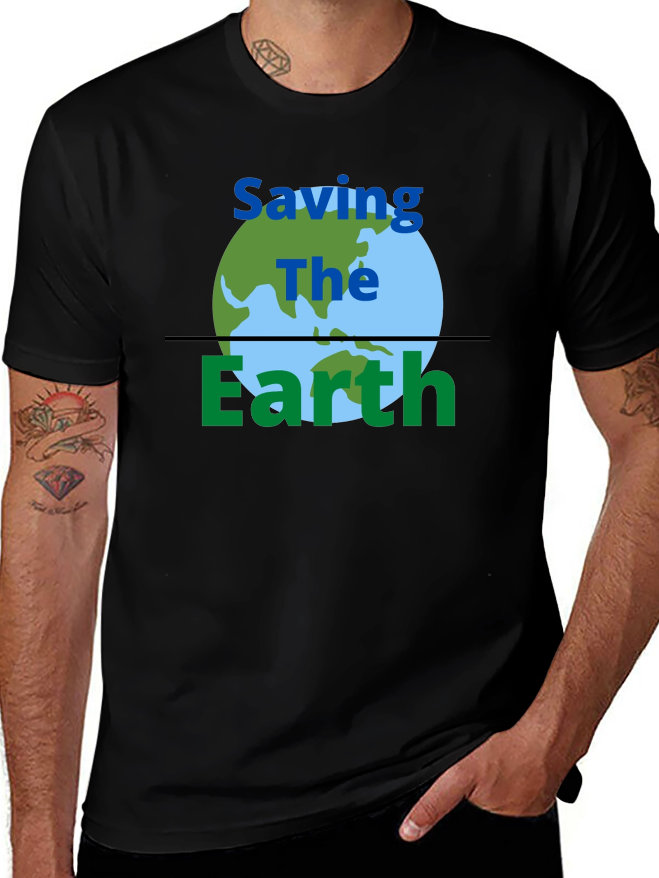 Variant 4 of Saving The Earth Graphic T-Shirt