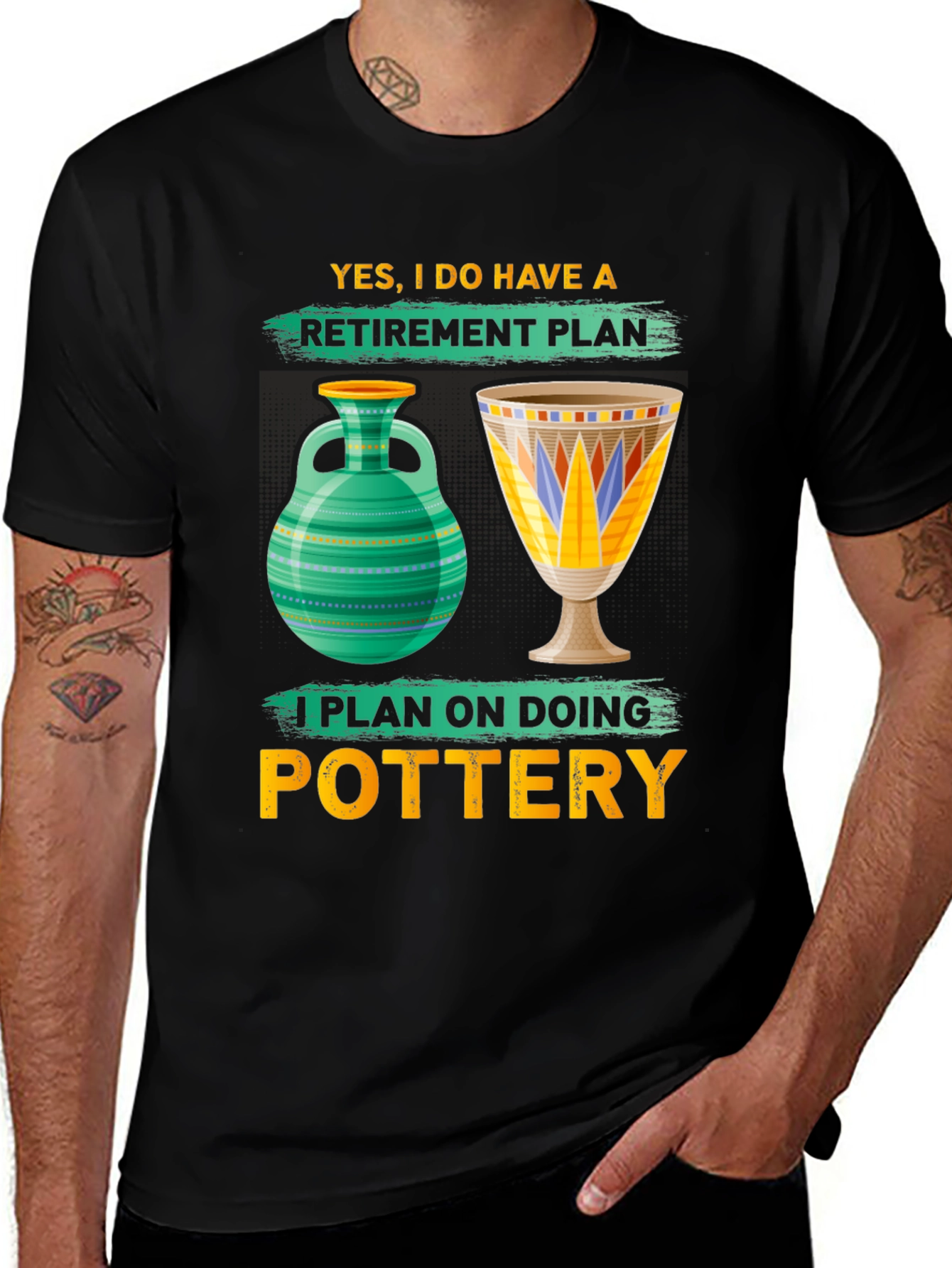 Variant 19 of Pottery Retirement Plan T-Shirt